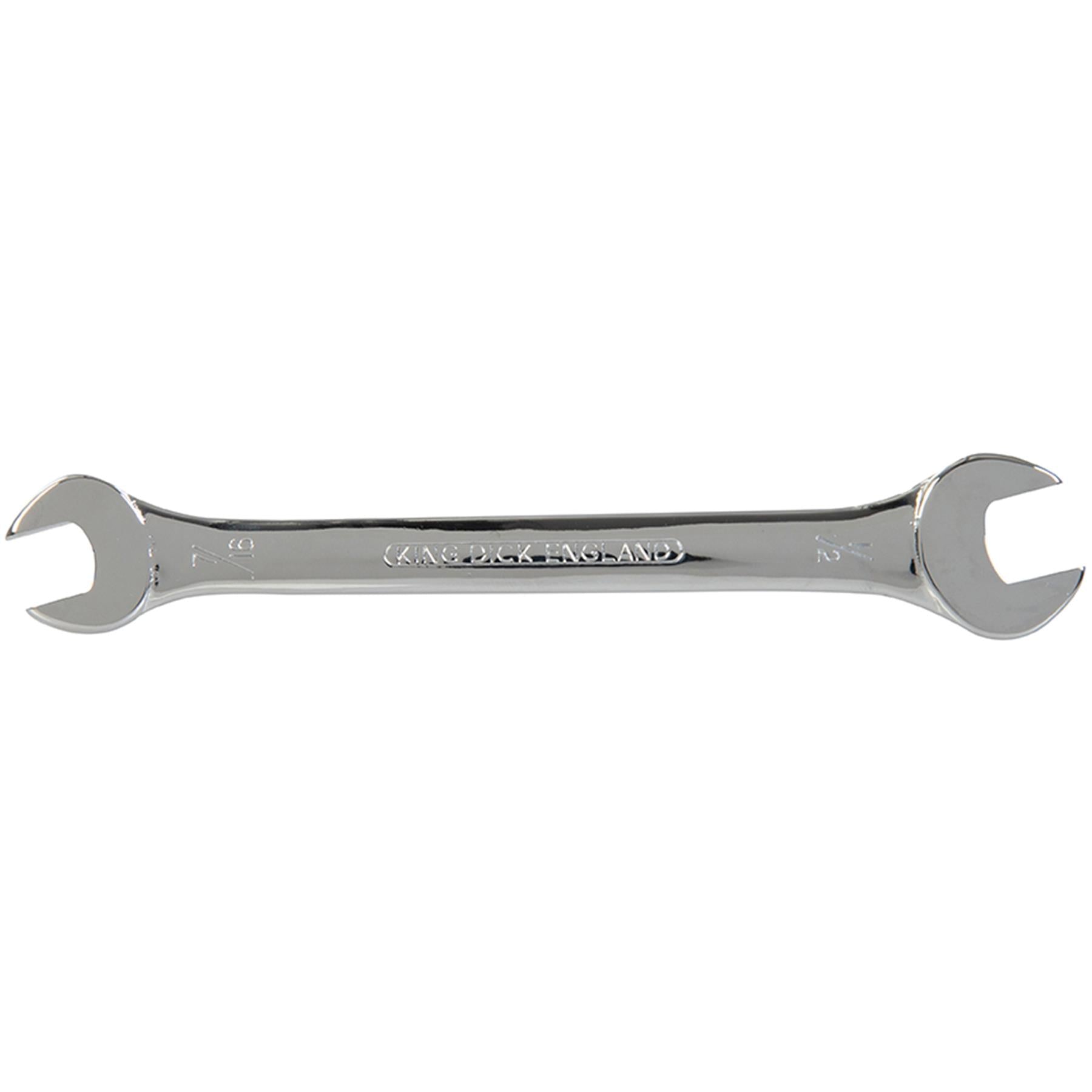 King Dick Open Ended AF Spanner 7/16" x 1/2"
