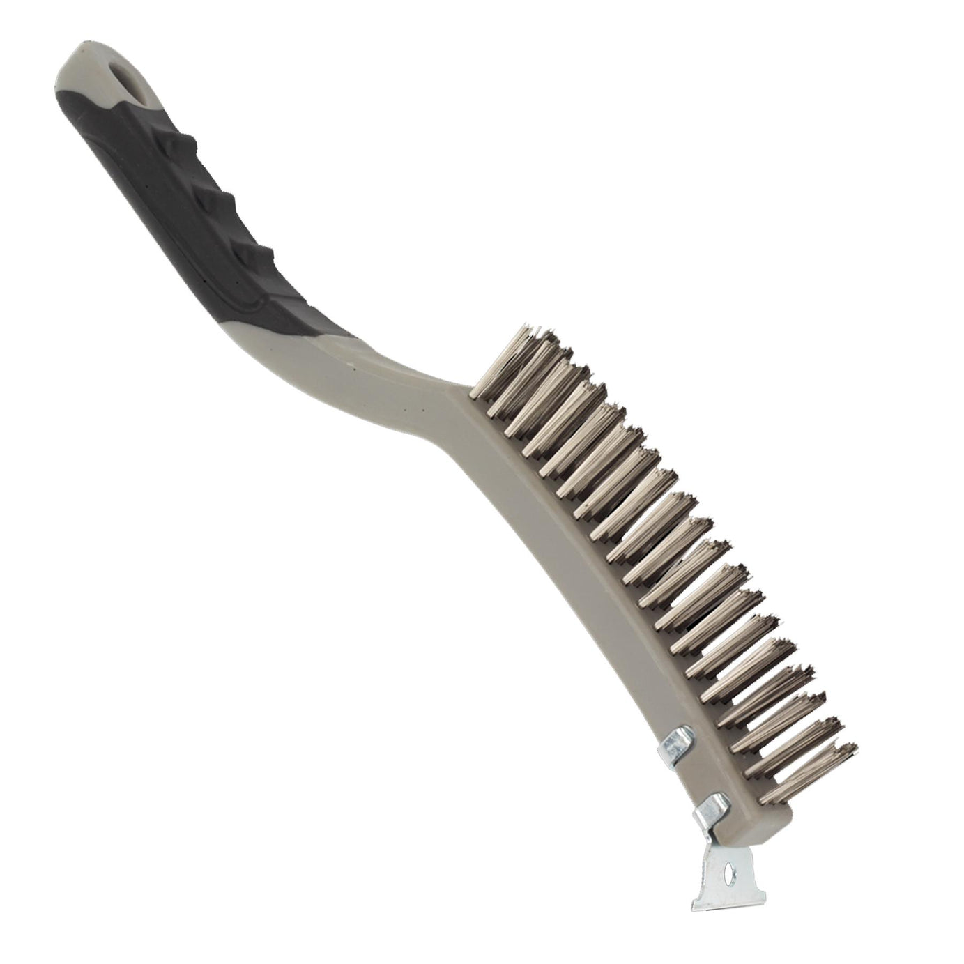 Wire Brush with Stainless Steel Fill & Scraper Sealey