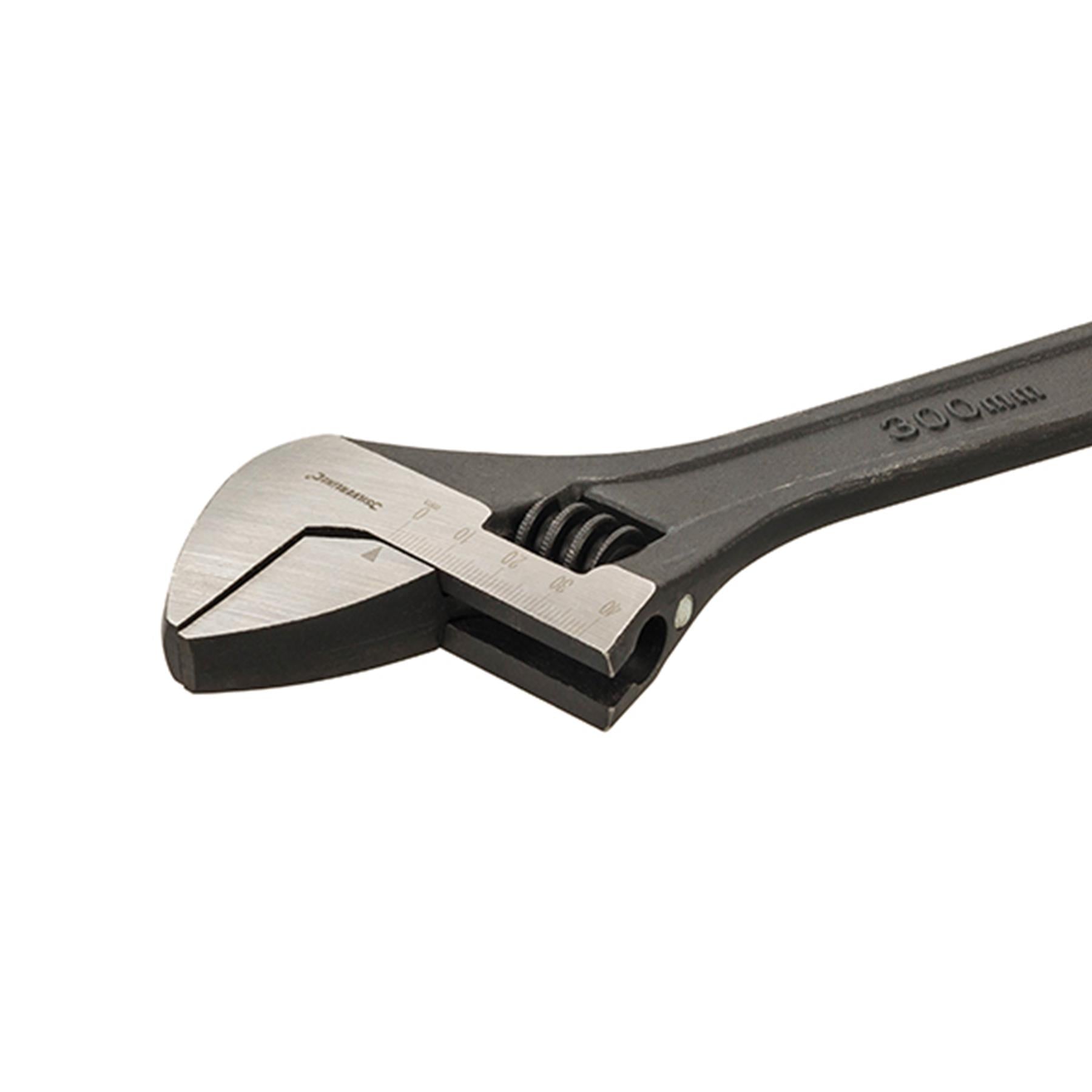 Expert Adjustable Wrench Length 250mm - Jaw 27mm Precision-Ground Slides
