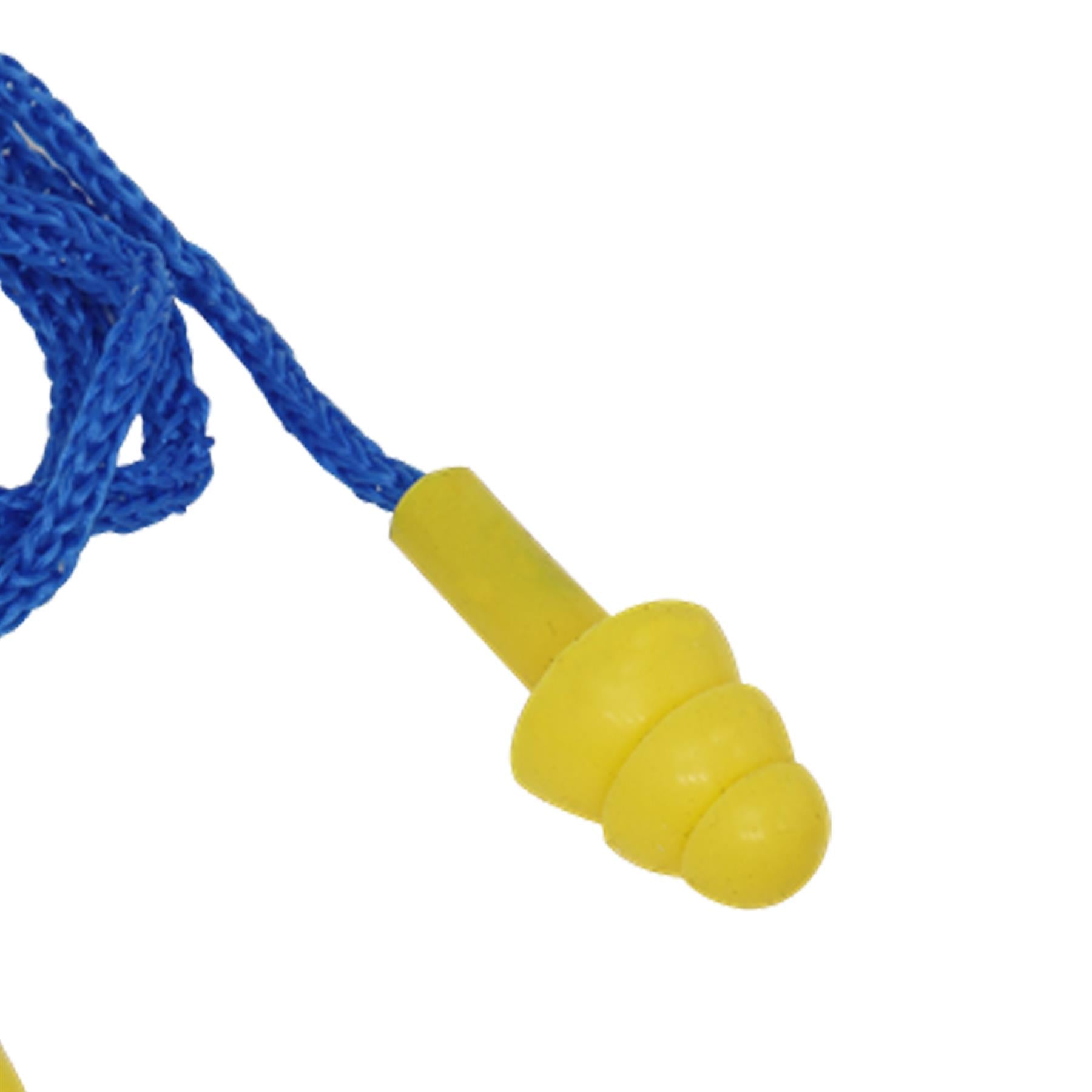 Sealey Corded Ear Plugs Soft Material Comfortable Fit.