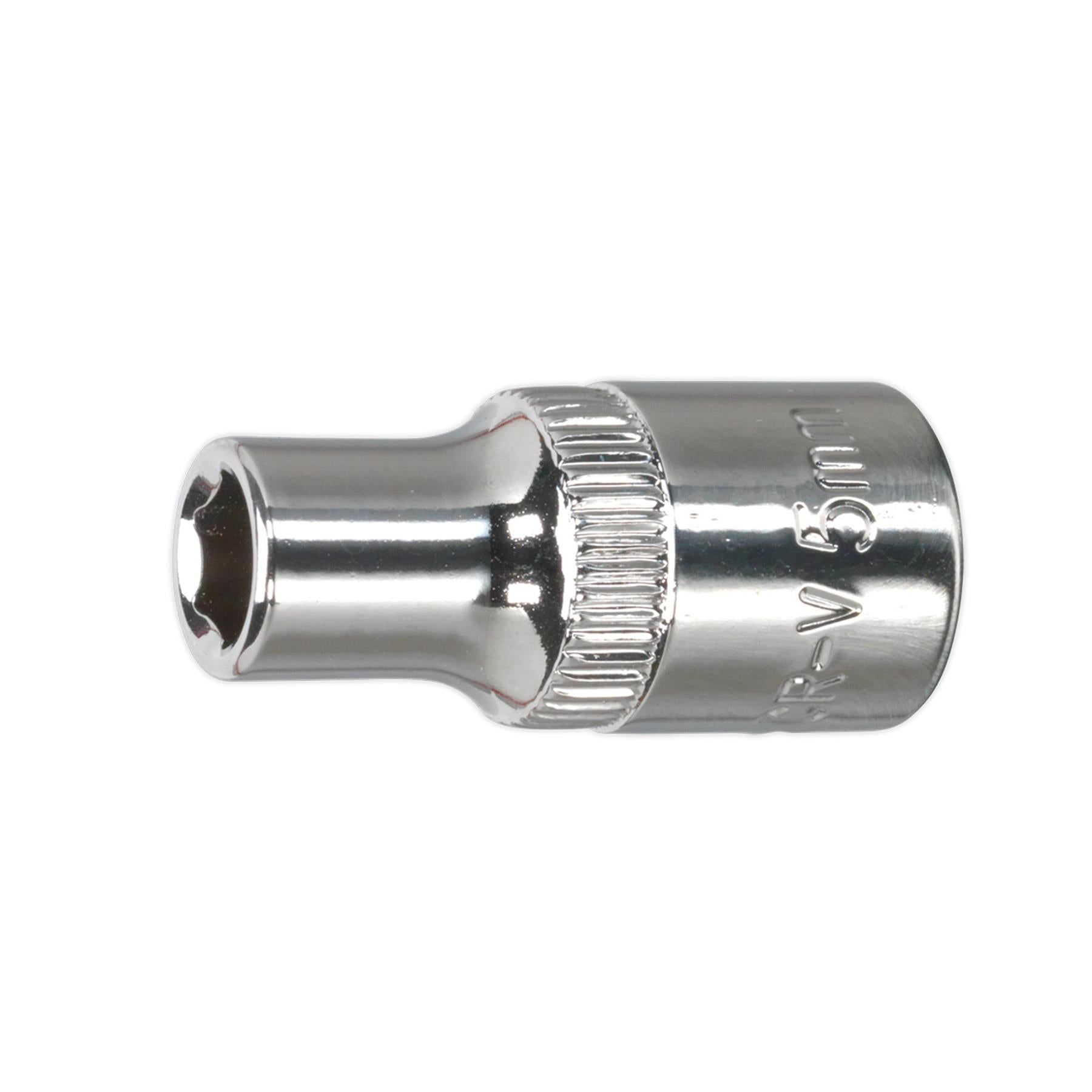Sealey WallDrive Socket 5mm 1/4"Sq Drive Fully Polished