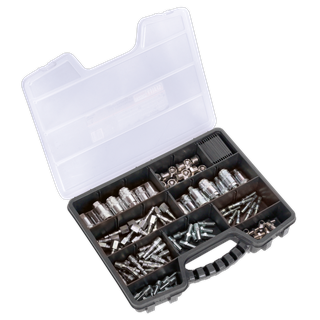 Sealey Air Coupling Kit 110pc  Composite Storage Case Easy Selection