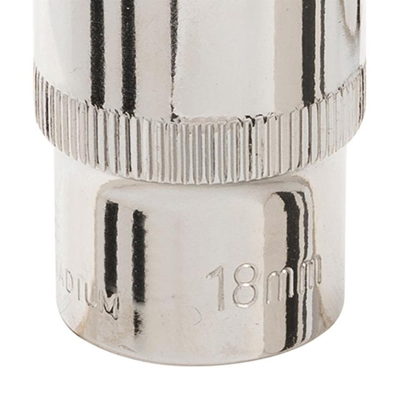 Socket 1/2" Drive Metric Hex Square 18mm Individual Hex Polished Crv Quality