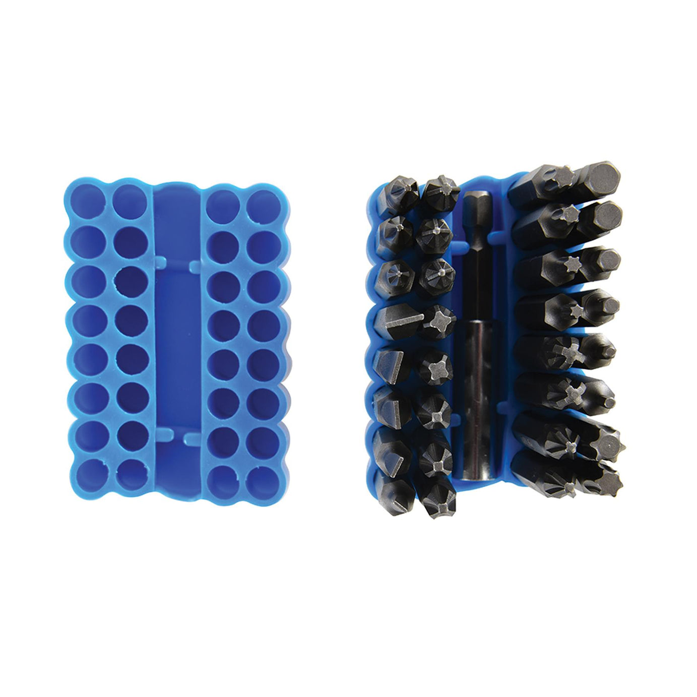 33 Pce Screwdriver Bit Set 50mm Chrome Vanadium 5 X Slotted, Bit Holder And Case
