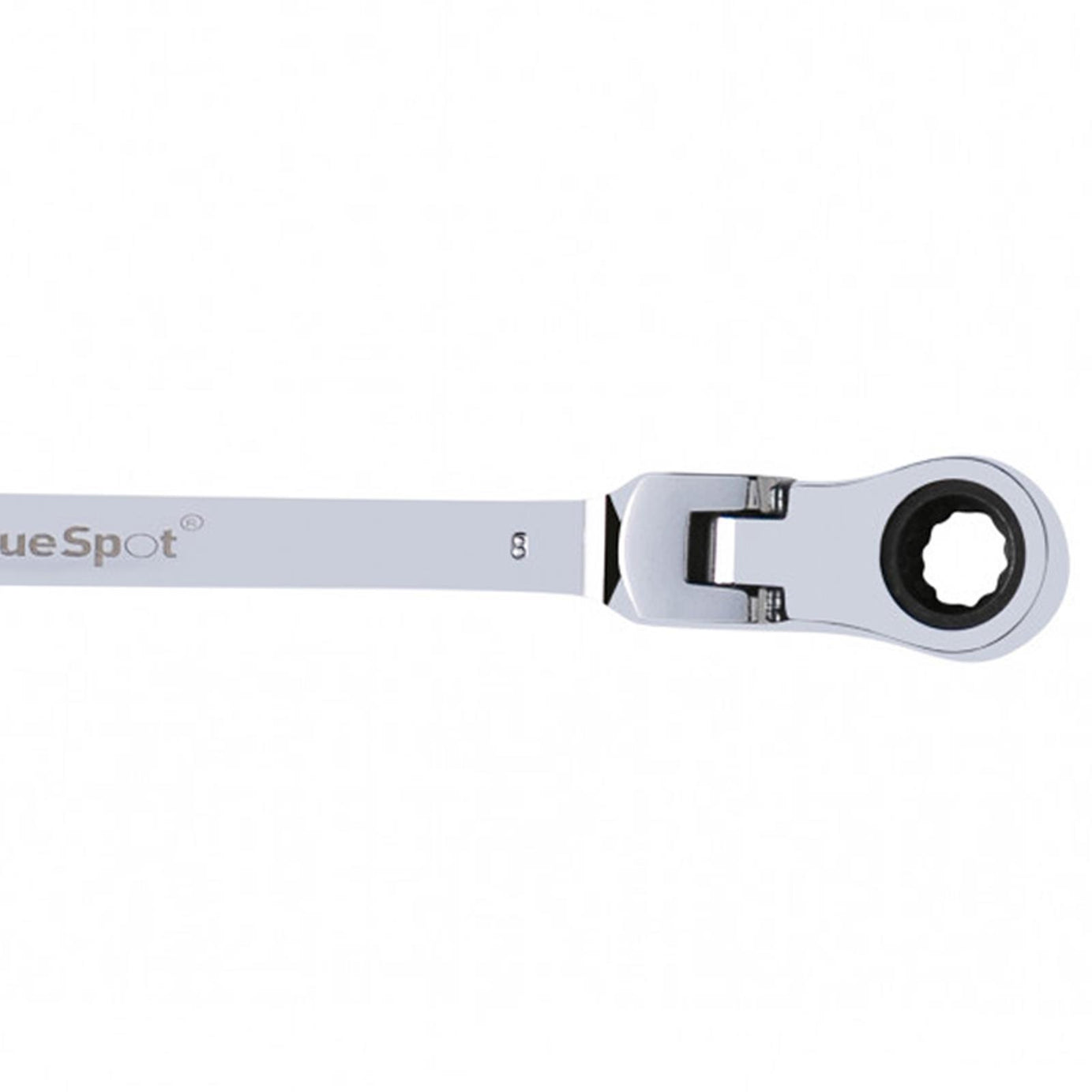 BlueSpot Ratchet Spanner Combination Flexible Head Wrench Metric 8