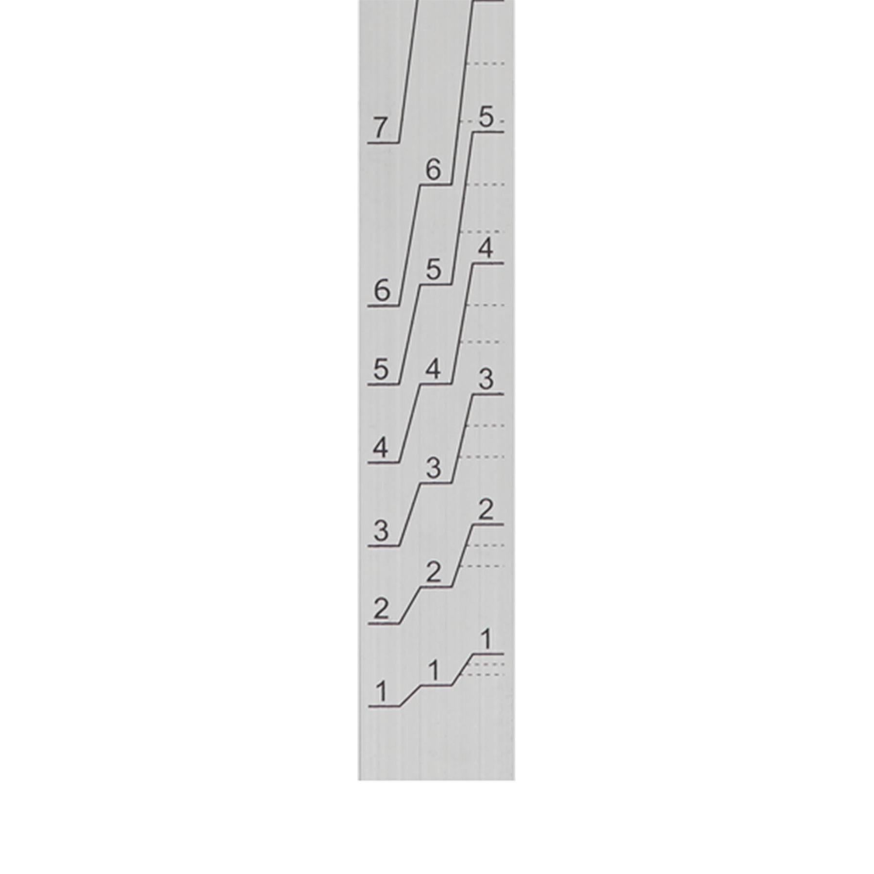 Sealey Aluminium Paint Measuring Stick 2:1/4:1