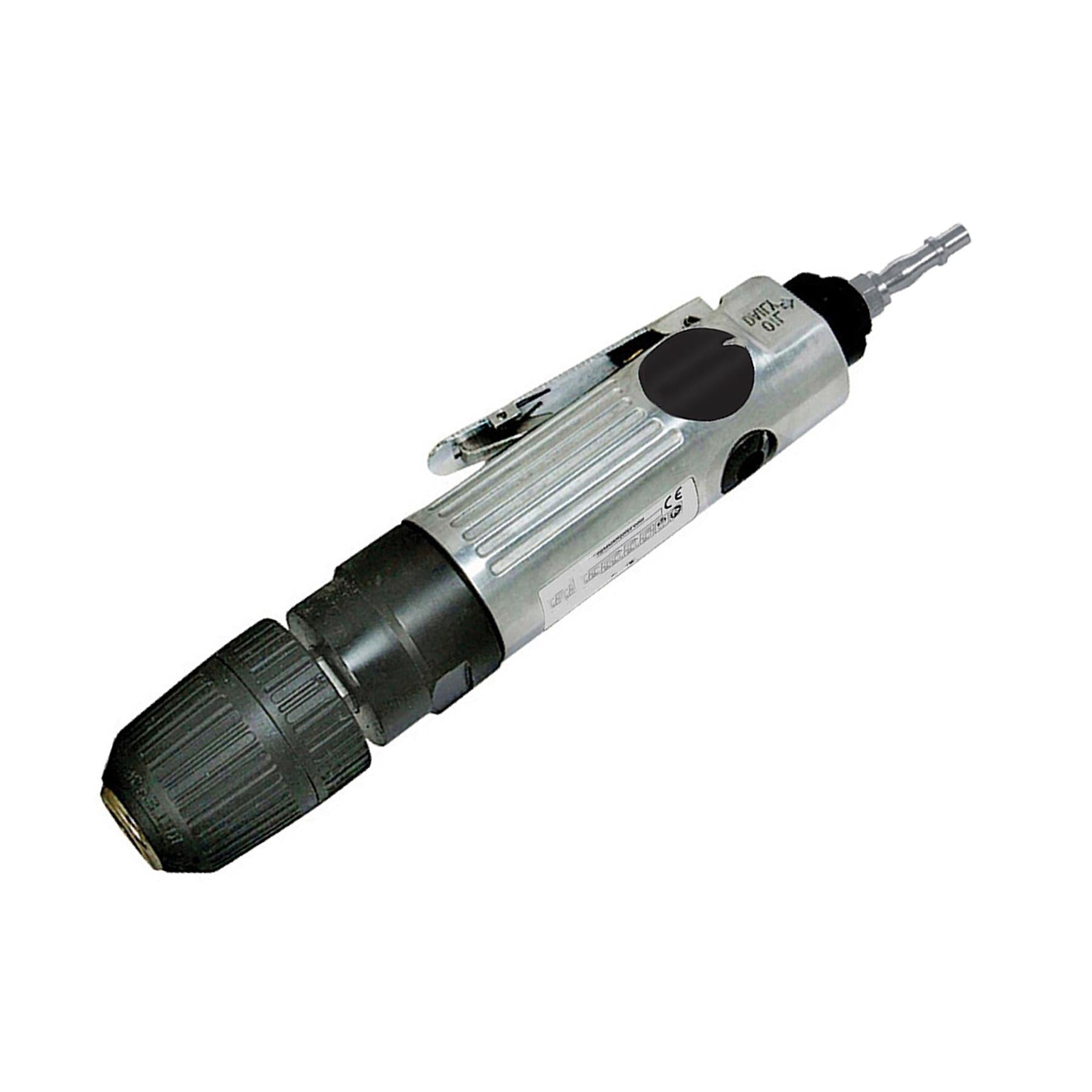 Straight Air Drill 10mm Keyless Chuck Mechanics Air Tools Lightweight & Compact