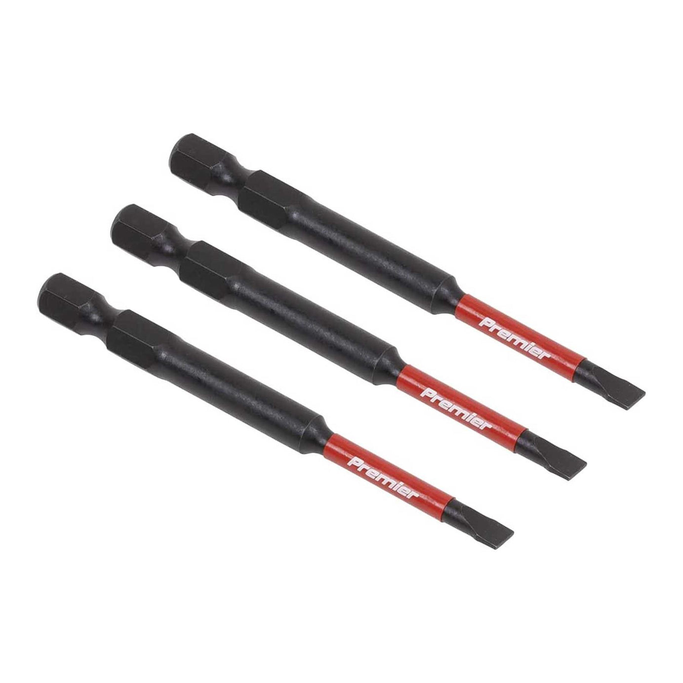 Slotted 4.5mm Impact Power Tool Bits 75mm - 3pc