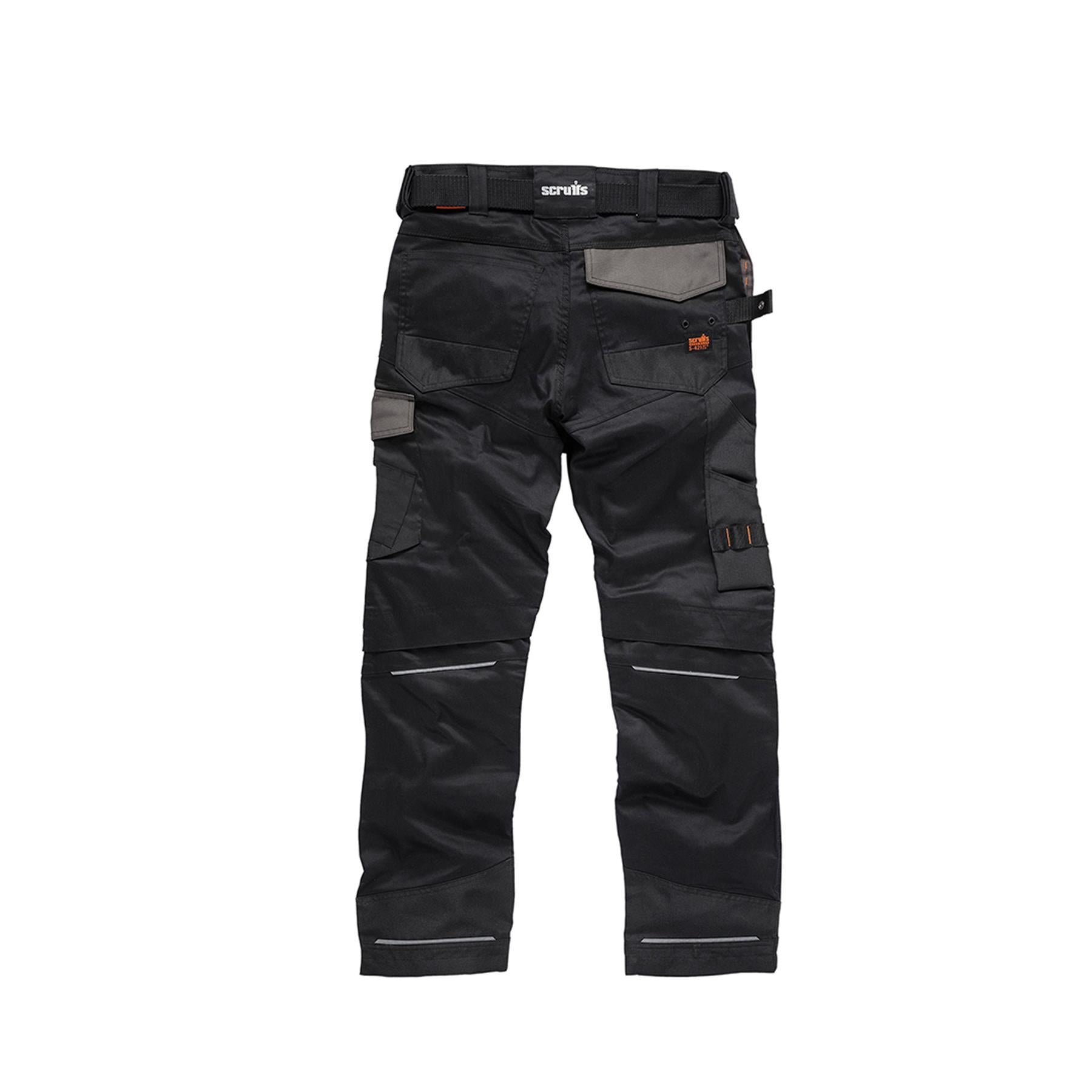 Scruffs Pro Flex Trousers + Holster Pockets Black Inc Belt 30R New