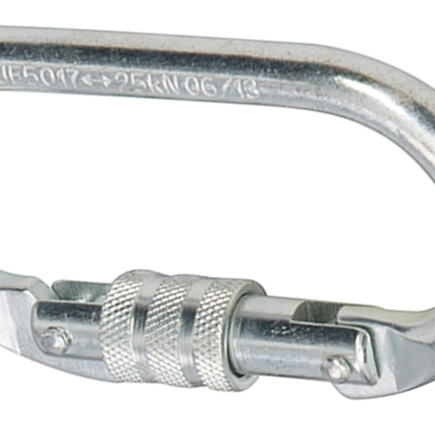 Screwgate Karabiner 25kN Alloy Steel Rock Climbing Caving Scaffolding Harness