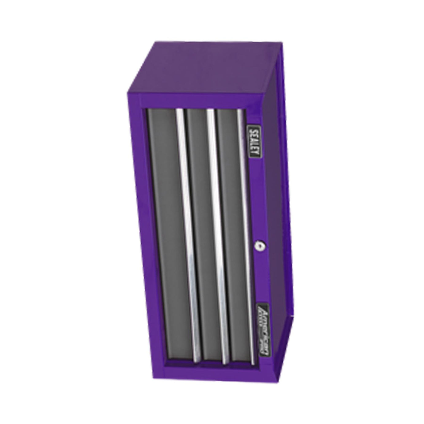 Sealey Mid-Box 3 Drawer with Ball-Bearing Slides - Purple/Grey