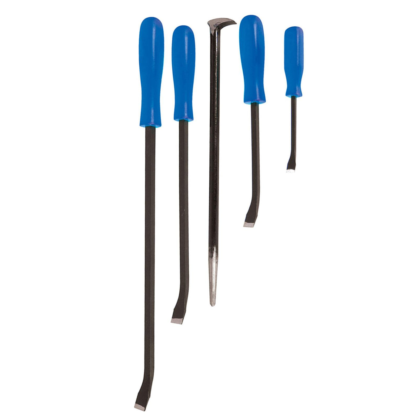 5Pce Pry Bar Set Heavy Duty Pry Bars Roll Bars Strong Durable Container Opener