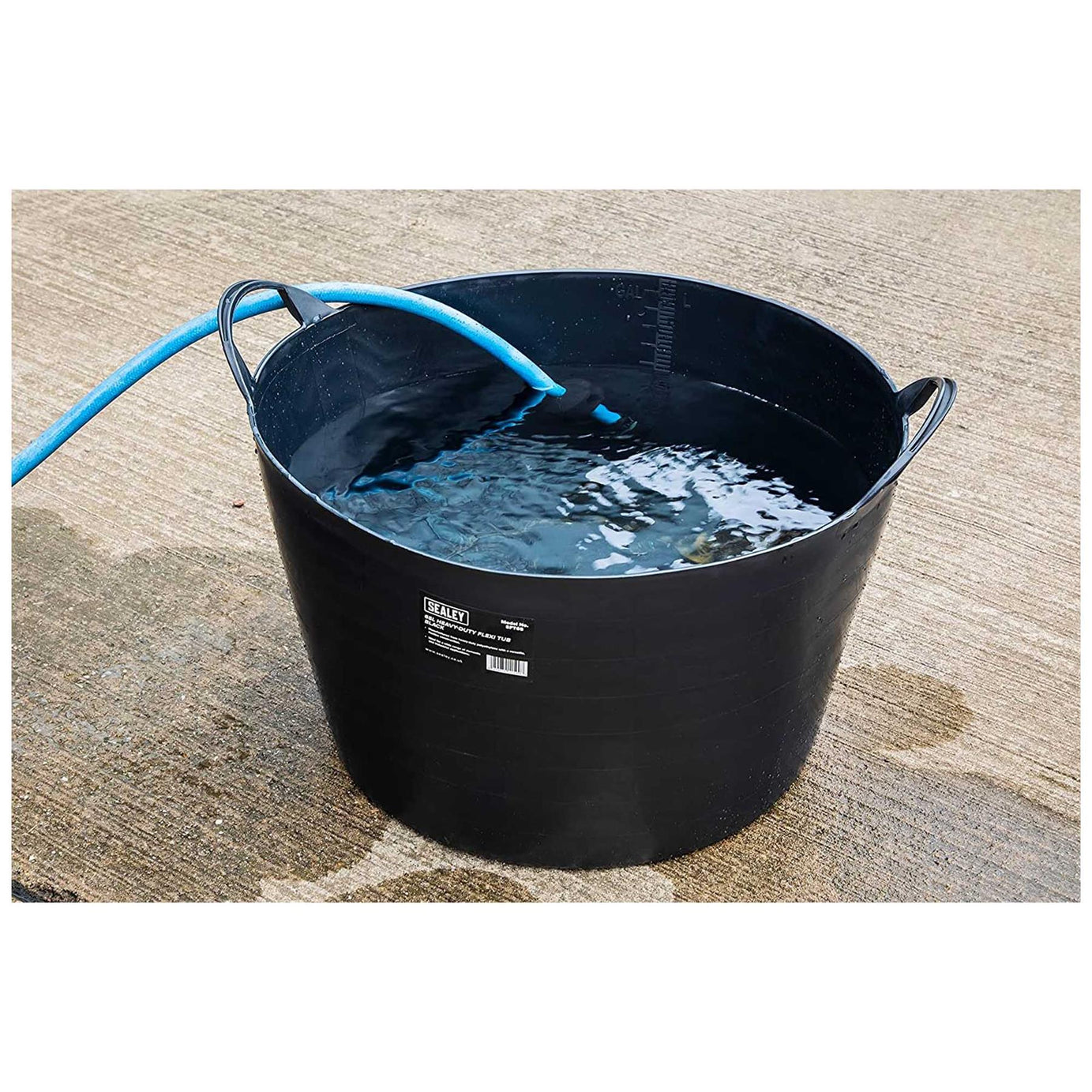 Sealey Heavy-Duty Flexi Tub 65L - Black