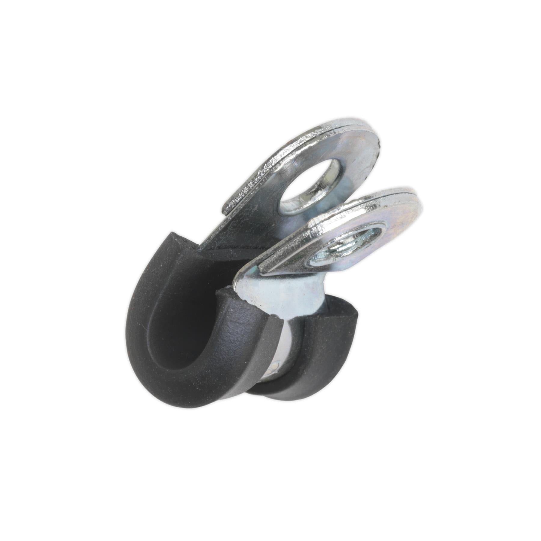 Sealey P-Clip Rubber Lined 6mm Pack of 25