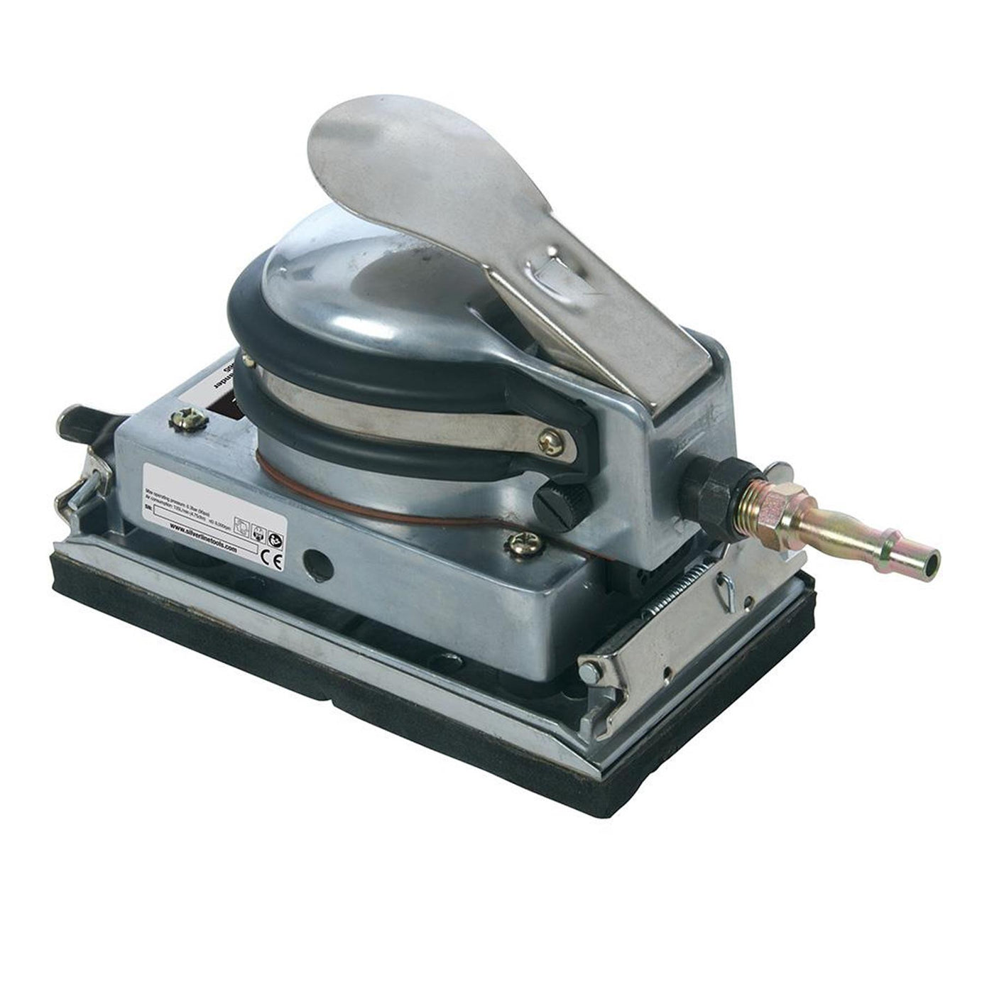 Air Orbital Jitterbug Sander Automatic Trigger-Release And Vibration Isolators