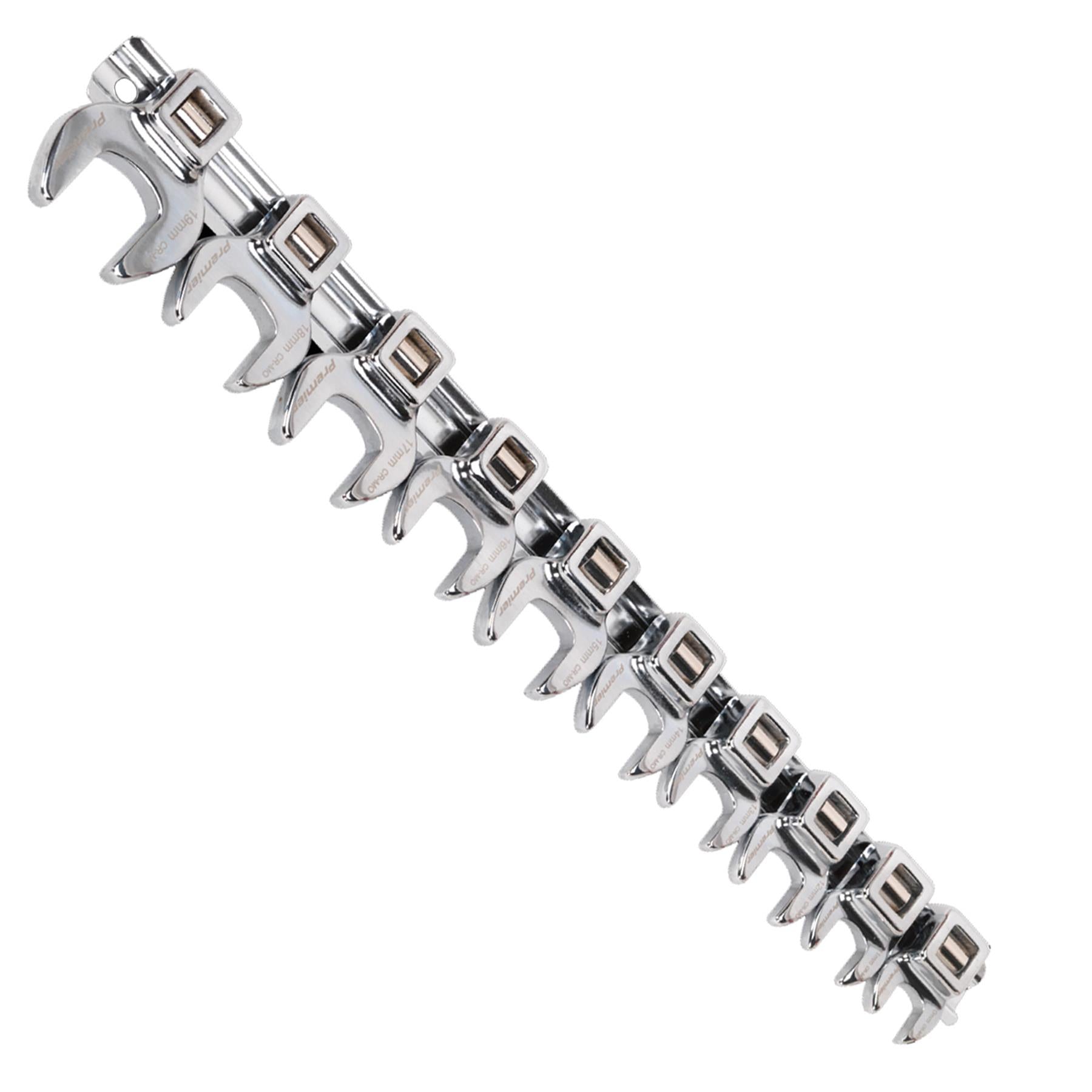 Sealey Crow's Foot Open-End Spanner Set 10pc 3/8"Sq Drive Metric
