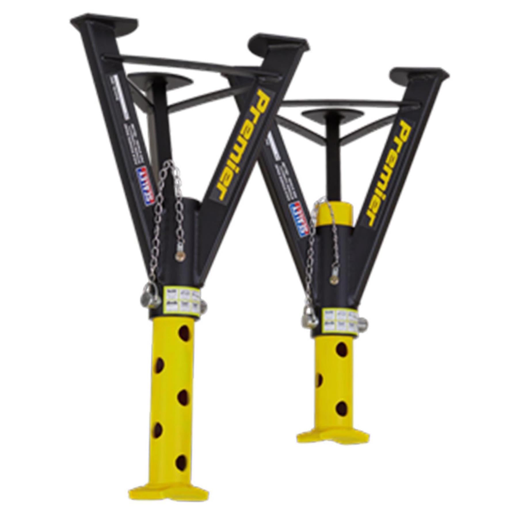 Sealey Axle Stands (Pair) 6tonne Capacity per Stand - Yellow