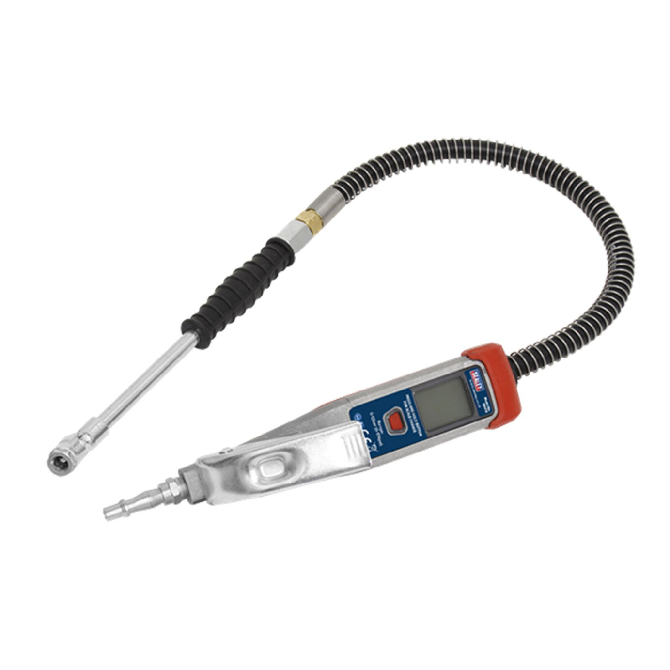 Sealey Digital Tyre Inflator 0.5m Hose with Push-On Chuck