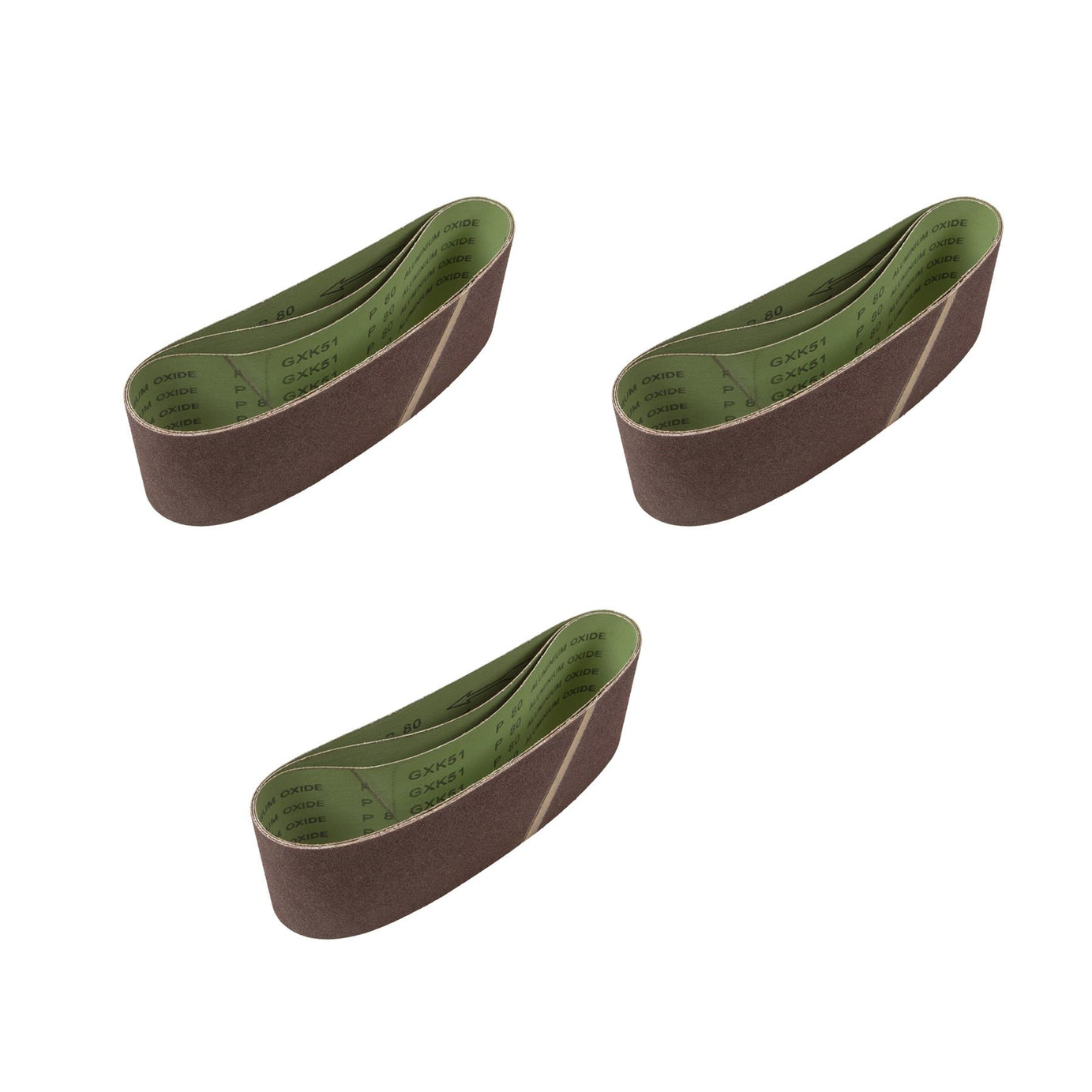 Sealey Sanding Belt 100 x 610mm 80Grit - Pack of 3