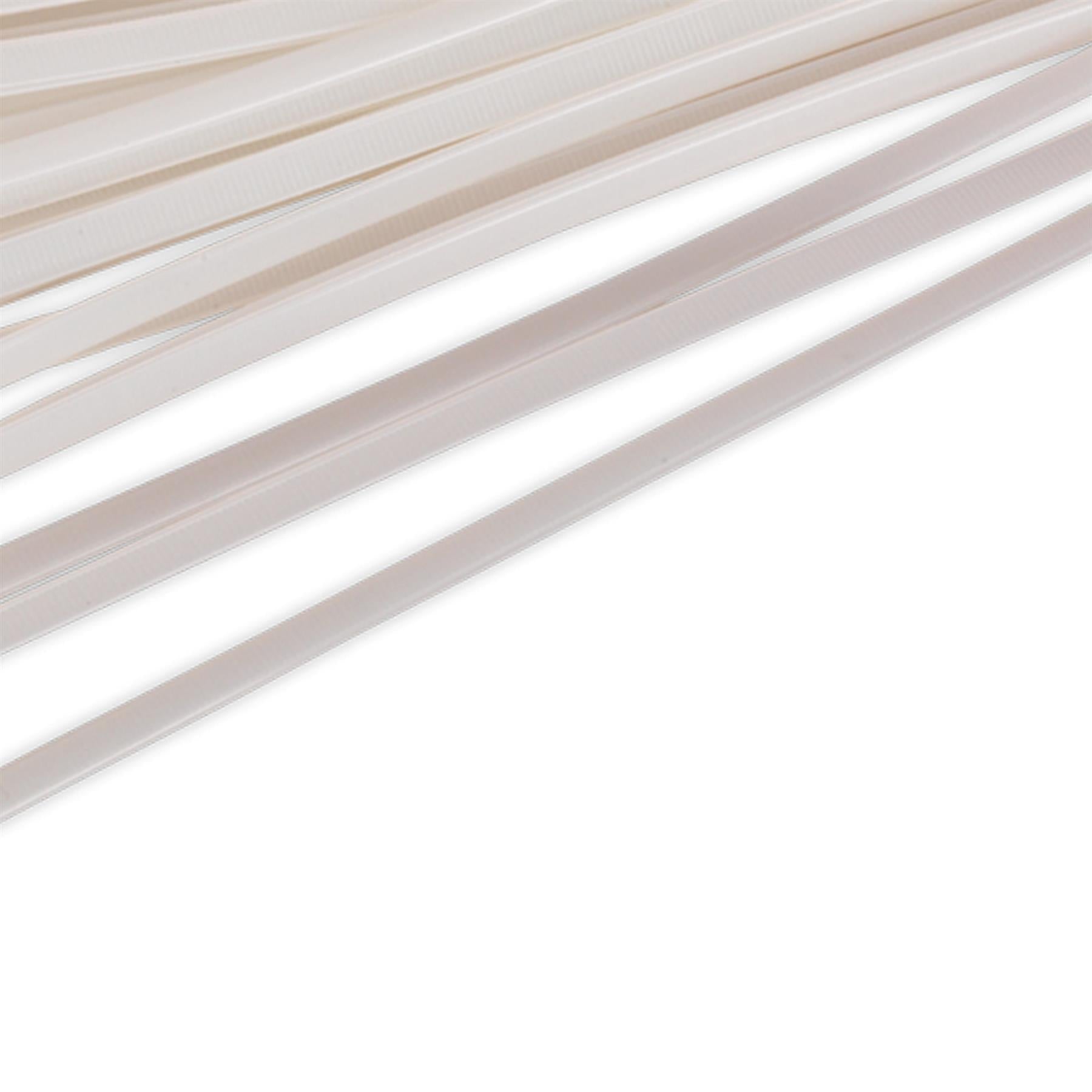 Sealey Cable Tie 380 x 4.8mm White Pack of 100
