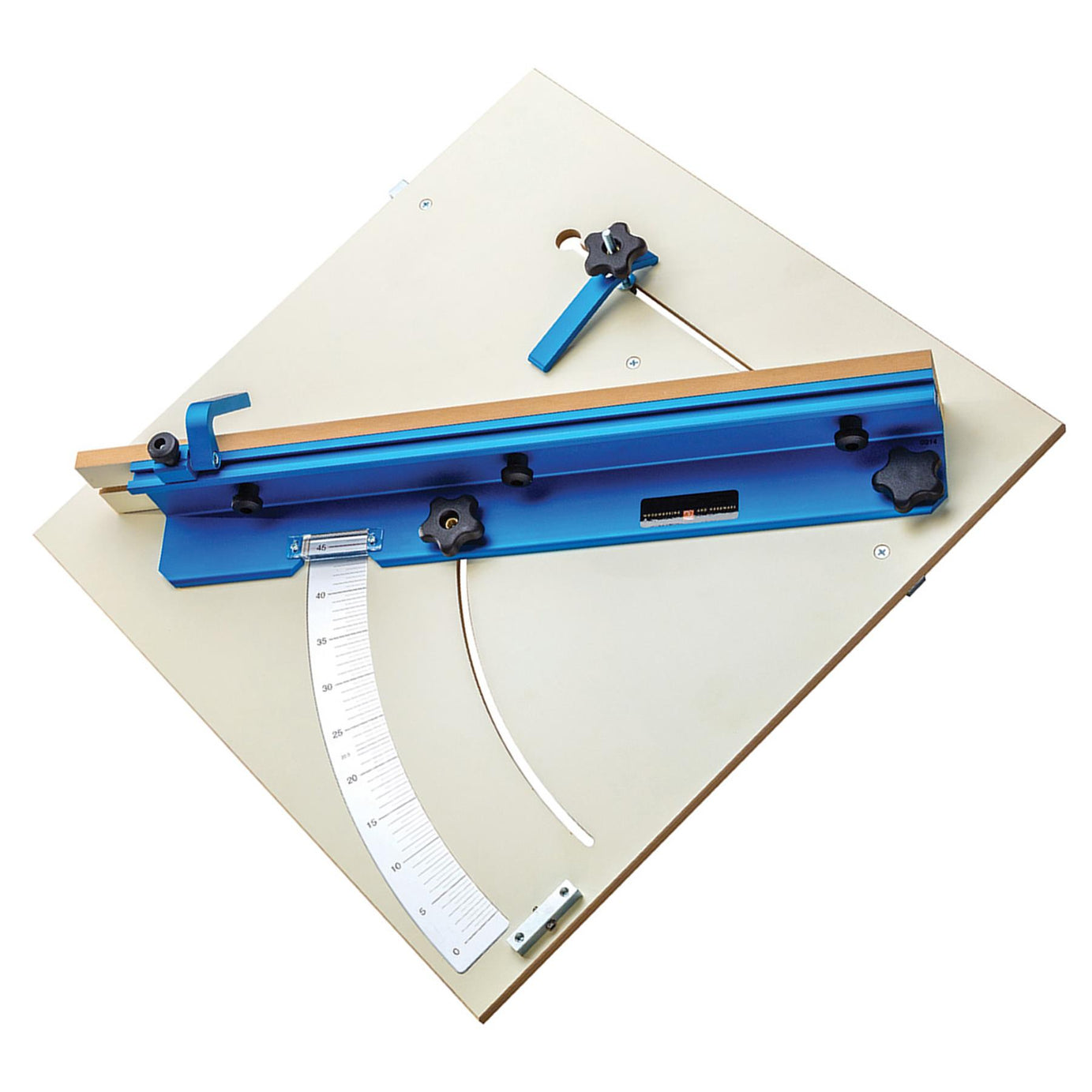 Tablesaw Cross-Cut Sled 603 x 603mm (23-3/4" x 23-3/4") Sturdy MDF Melamine Coat