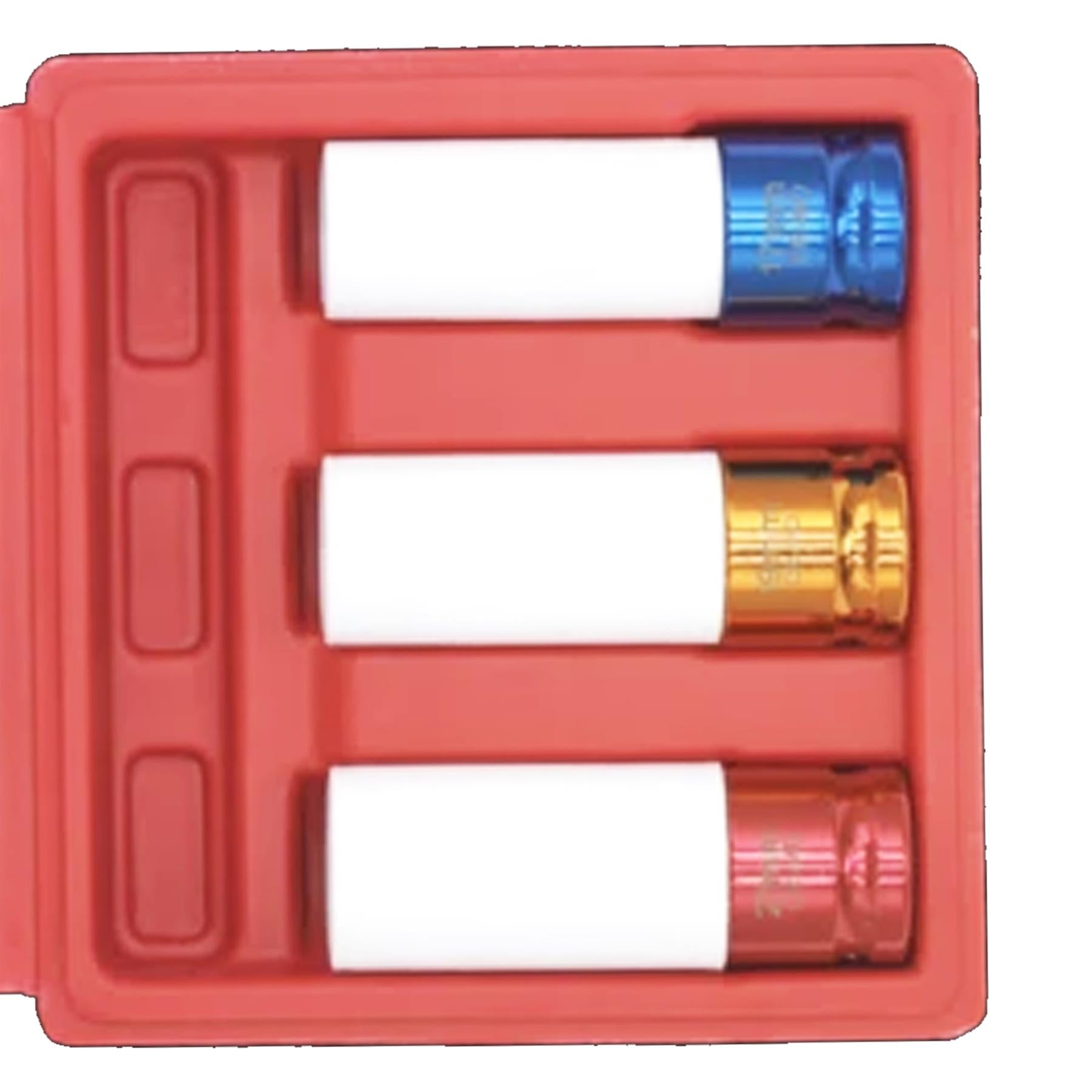 Sealey Alloy Wheel Impact Socket Set 3pc 1/2"Sq Drive