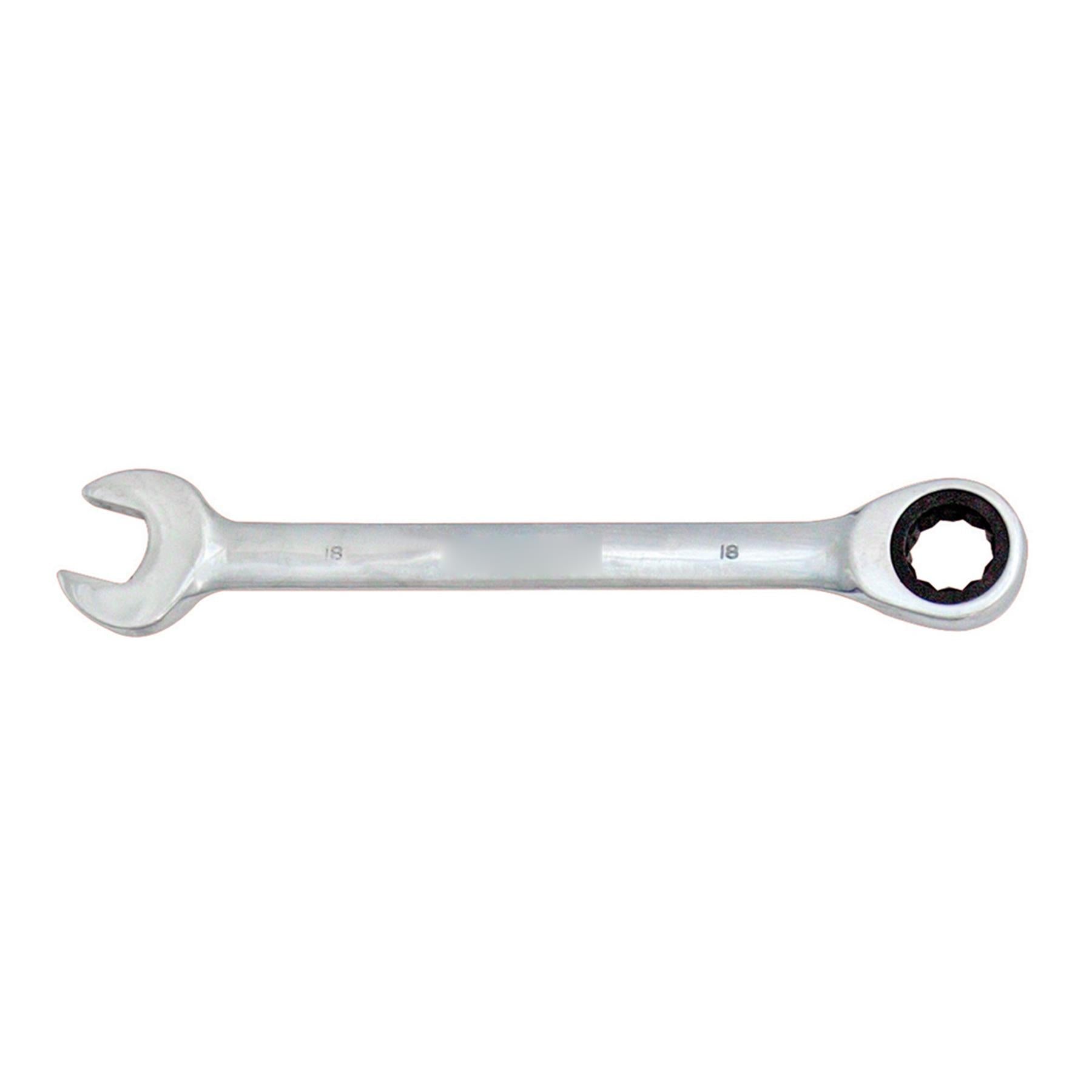 12Pce Fixed Head Ratchet Spanner Set 8mm - 19mm Tough Nylon Storage Roll