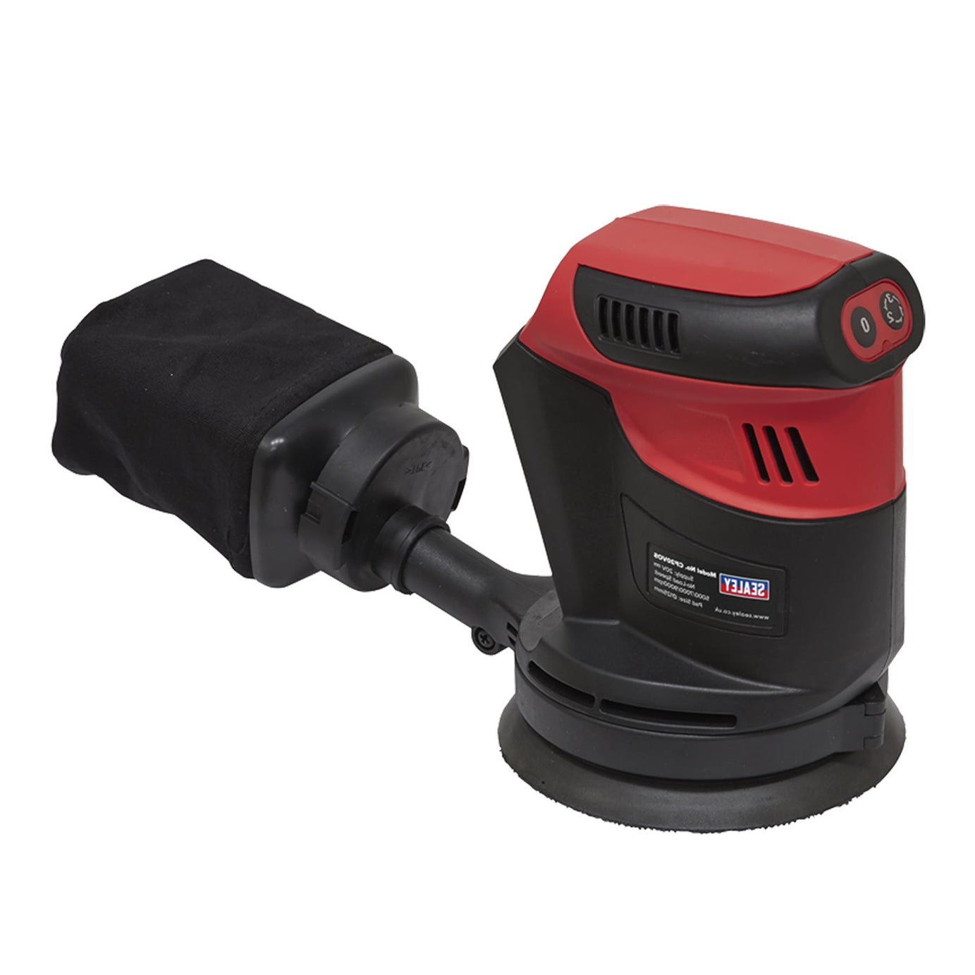 Sealey CP20VOSKIT Cordless Orbital Palm Sander Kit 125mm 20V - 2 Batteries