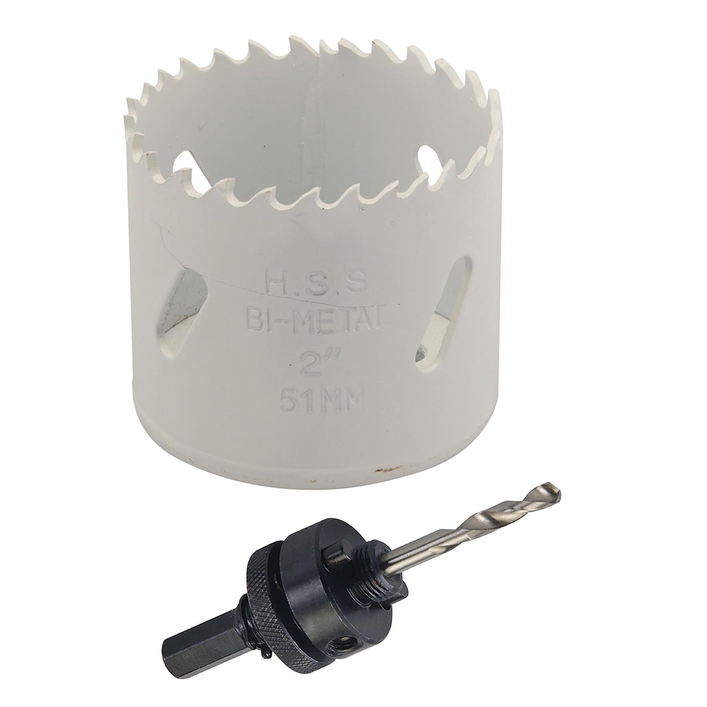 Arbor Included HoleSaw Sets HSS Bi Metal Hole saws Metal Wood Plastic 51mm