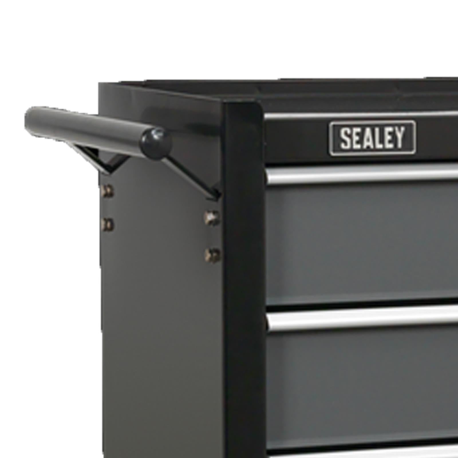 Sealey AP2505B Rollcab 5 Drawer with Ball Bearing Slides - Black/Grey