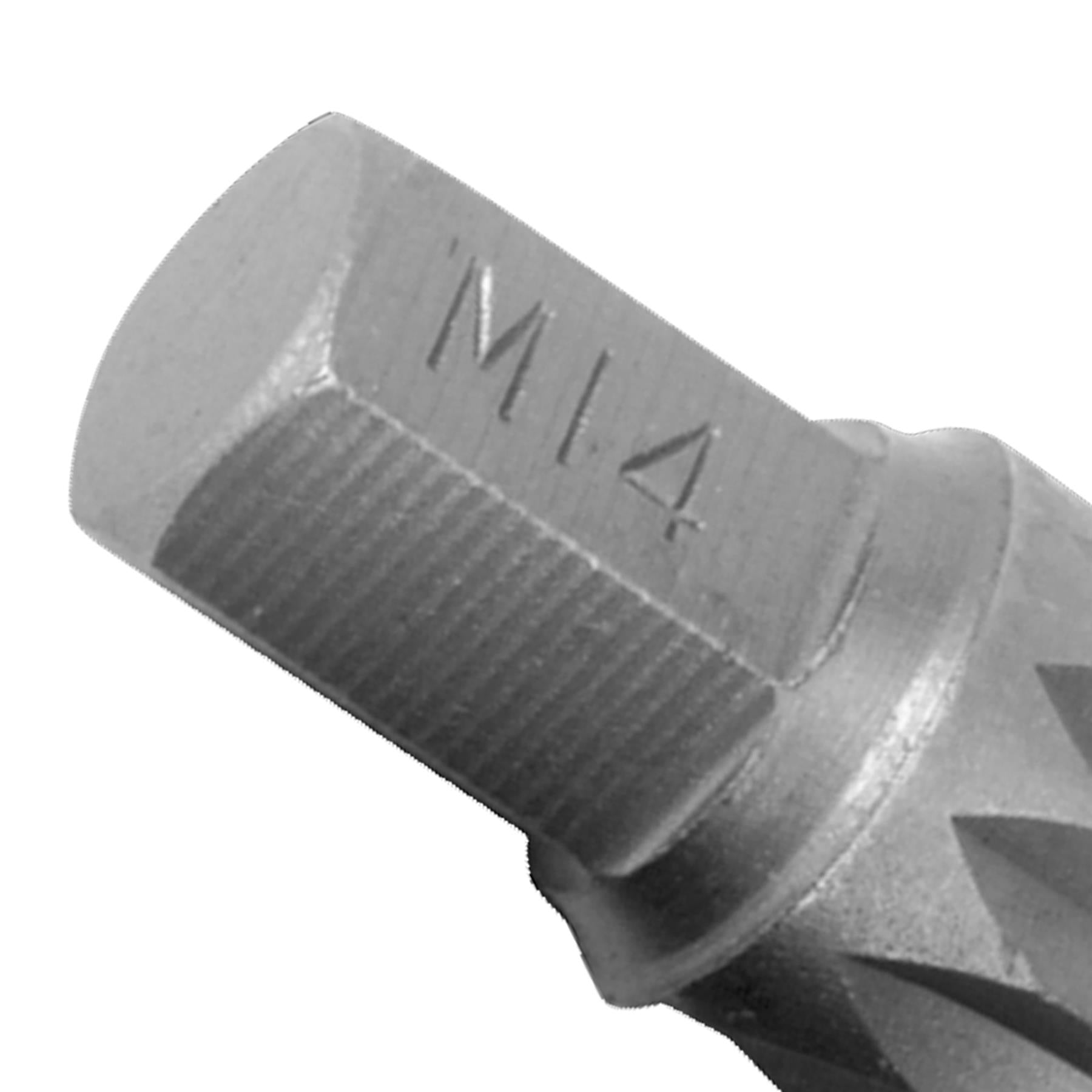Sealey Spline Bit M14 x 30mm Pack of 2