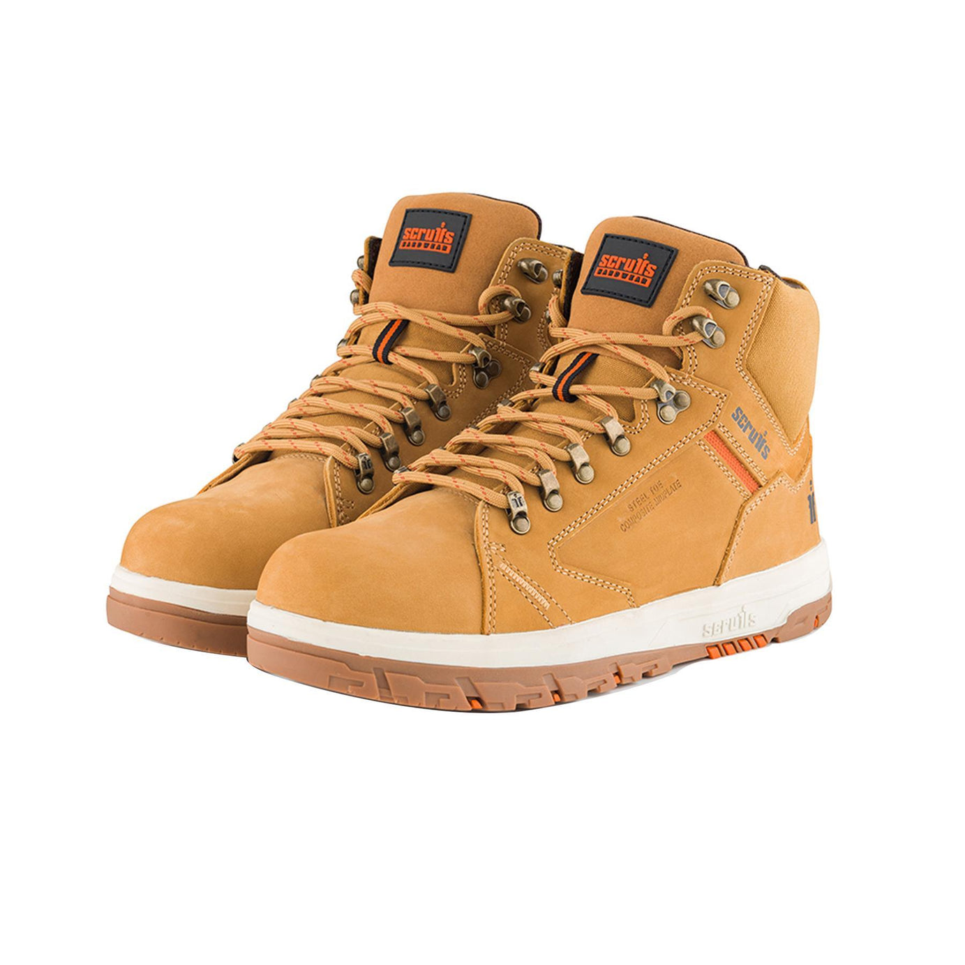 Scruffs Nevis Safety Boot Tan Size 11 / 46 Slip Resistant