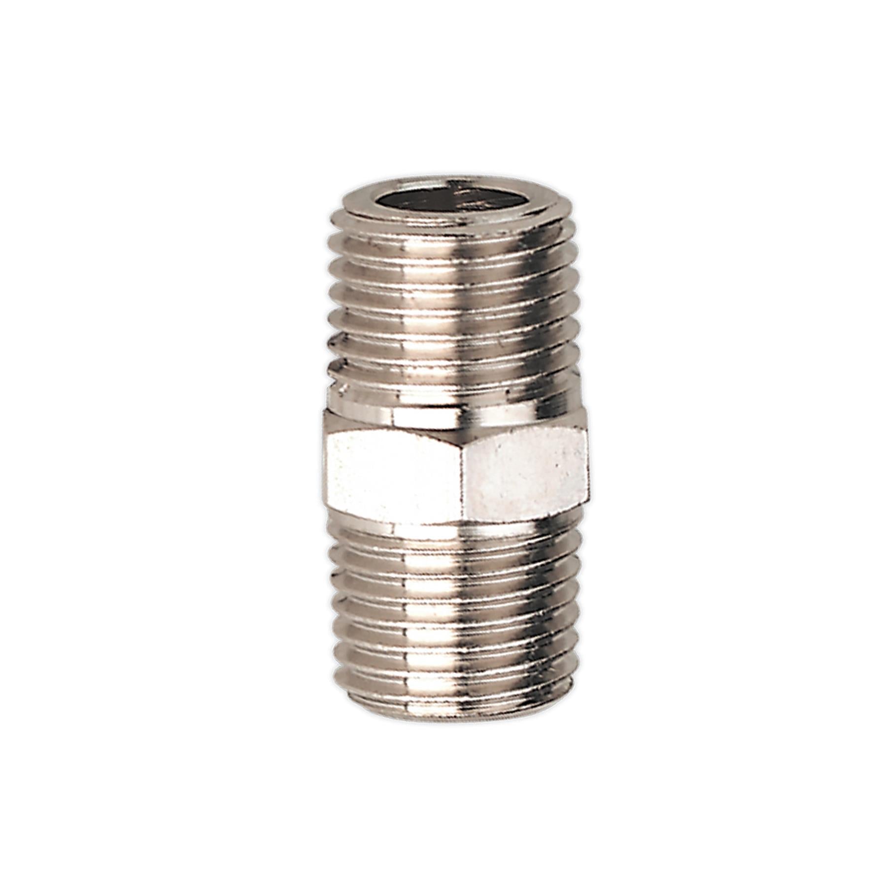 Sealey Double Male Union 1/4"BSPT to 1/4"BSPT
