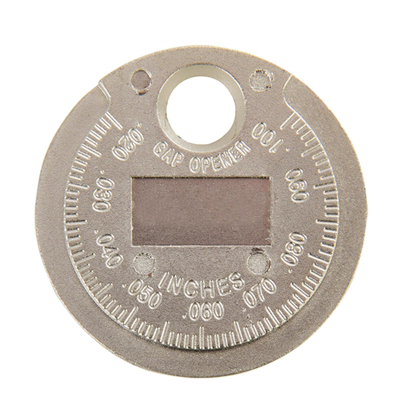 Spark Plug Gap Setting Tool & Brass Wire Cleaning Brush Feeler Gauge Solid Steel