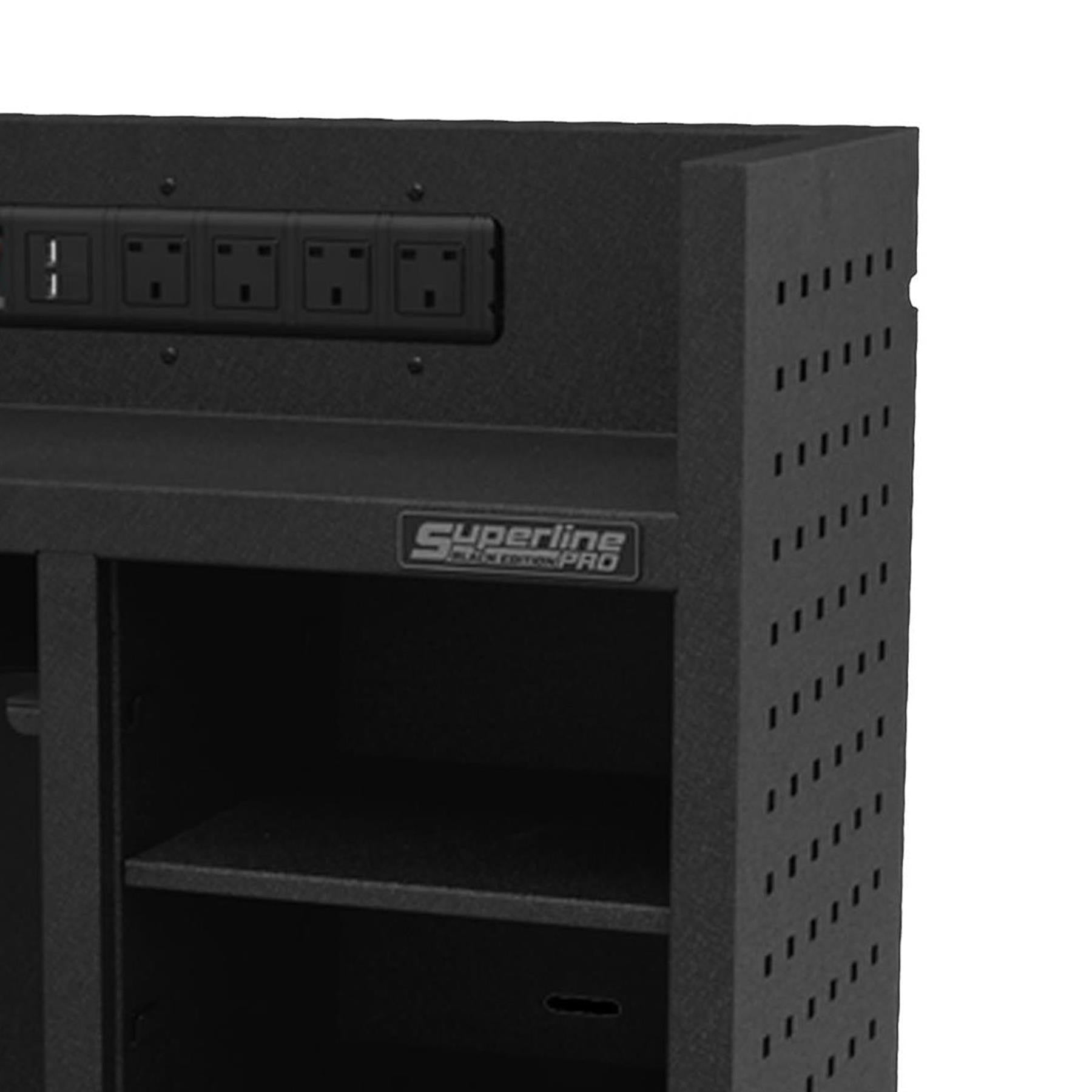 Sealey Power Tool Storage Rack 760mm with Power Strip