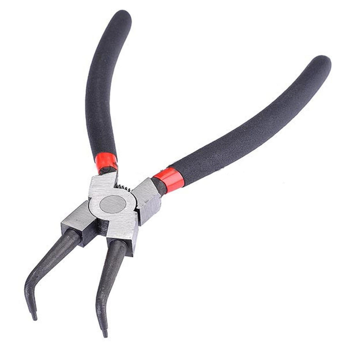 7" Circlip Pliers Set 4pc x 180mm Internal External Straight & Bent Offset