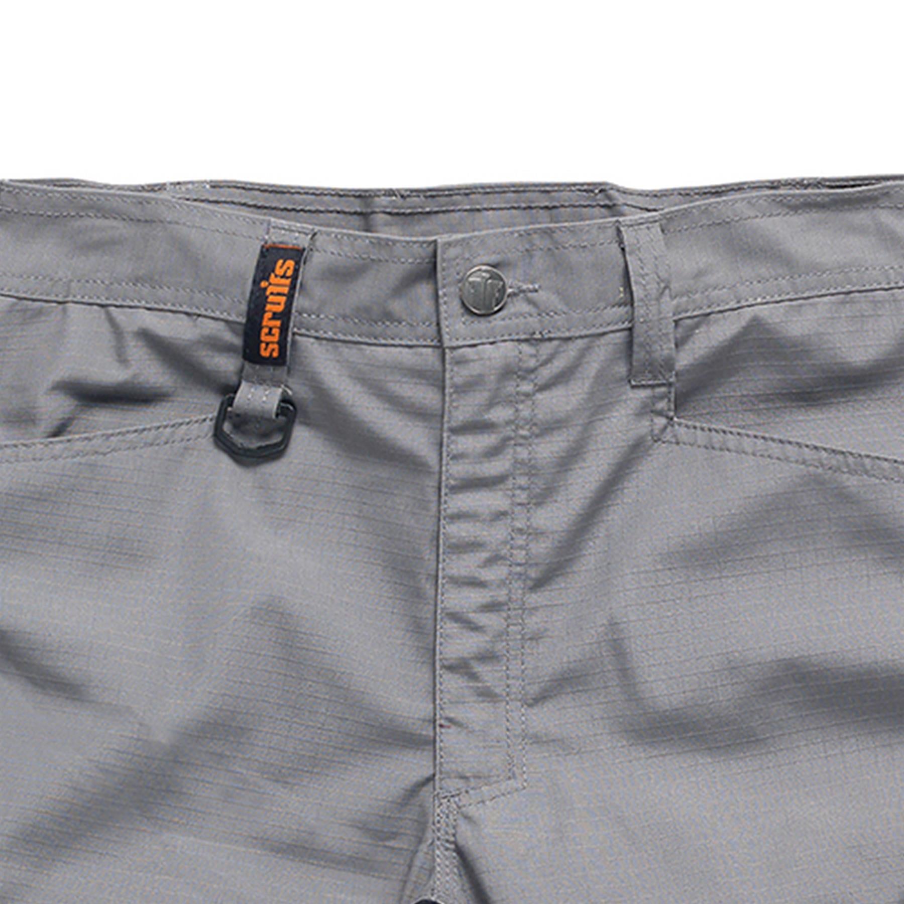 Scruffs Flex Work Shorts 34"W Men's Combat Cargo Trade Graphite