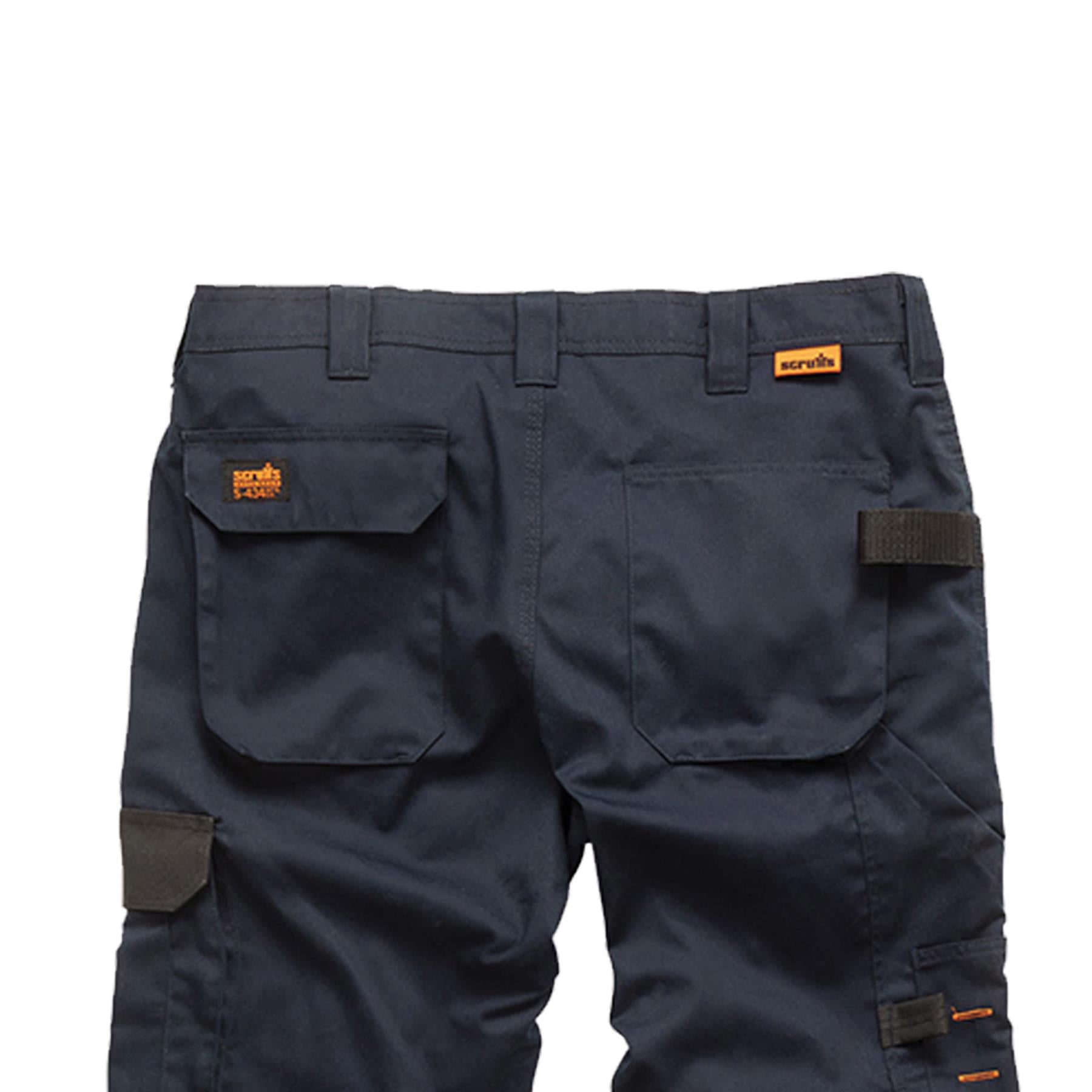 Scruffs Worker Trousers | Trade Hard Wearing Work Trousers NAVY (28S)
