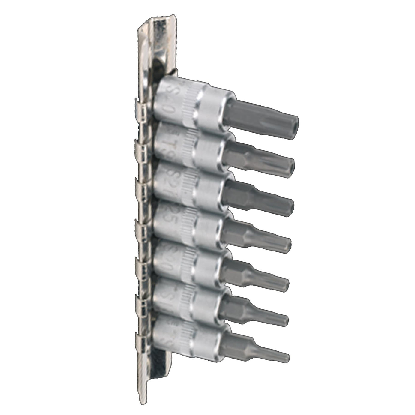 Sealey TRX-TS* Security Socket Bit Set 7pc 1/4"Sq Drive