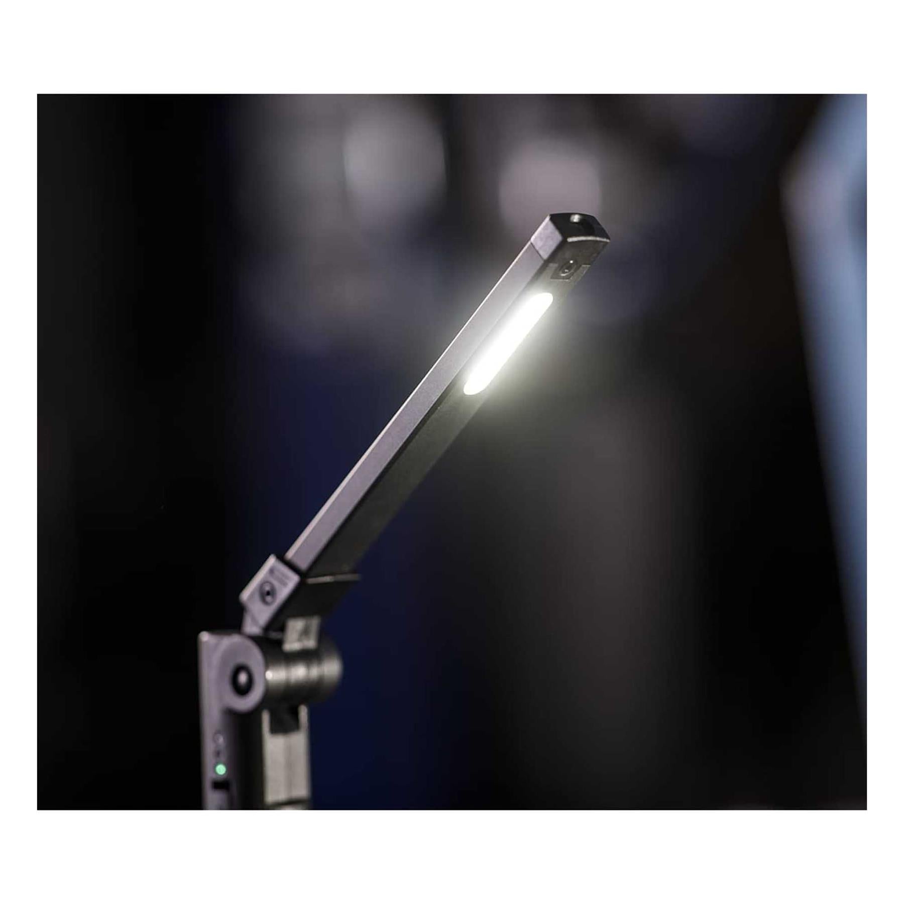 Sealey Rechargeable Aluminium Folding Pocket Light 2 COB & 1 SMD LED