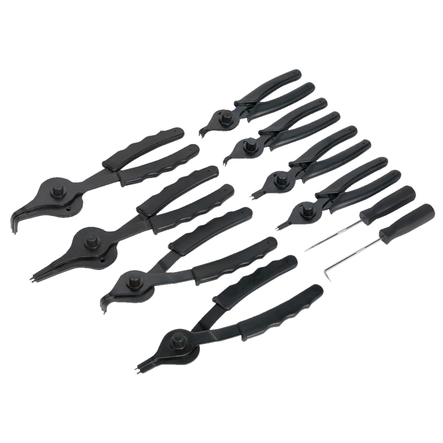 Sealey Circlip Pliers Set 10pc Internal/External