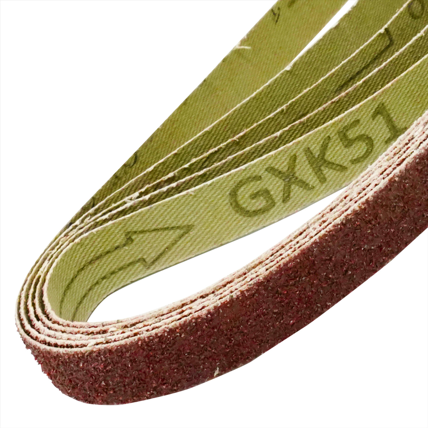 20 Powerfile Sanding Sander Belts 13mm X 457mm 60 Grit Medium Finger Sander Belt