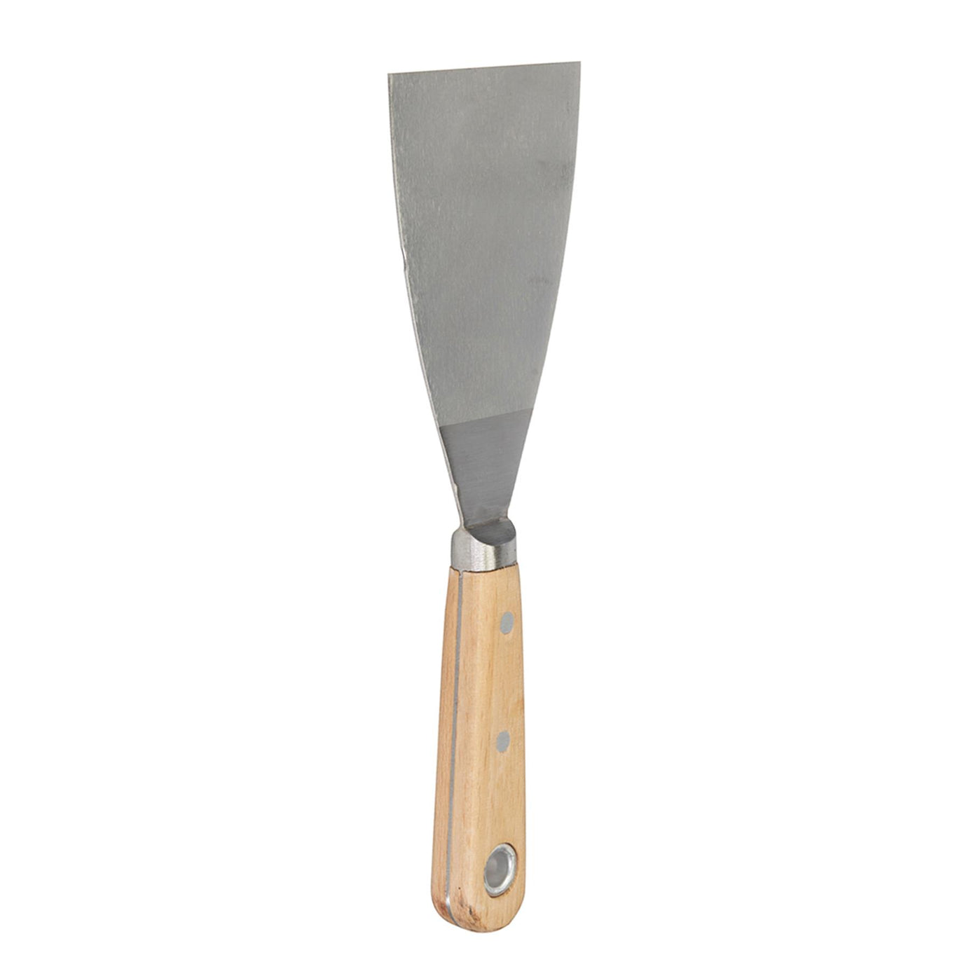 Wood Handle Decorators Paint Scraper 75mm Solid Bolsters Spring-Tempered Blade