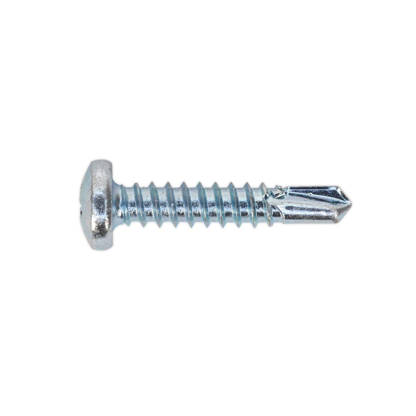 Sealey Self Drill Screw 4.8x25mm Pan Head Phillips Zinc Pk of 100