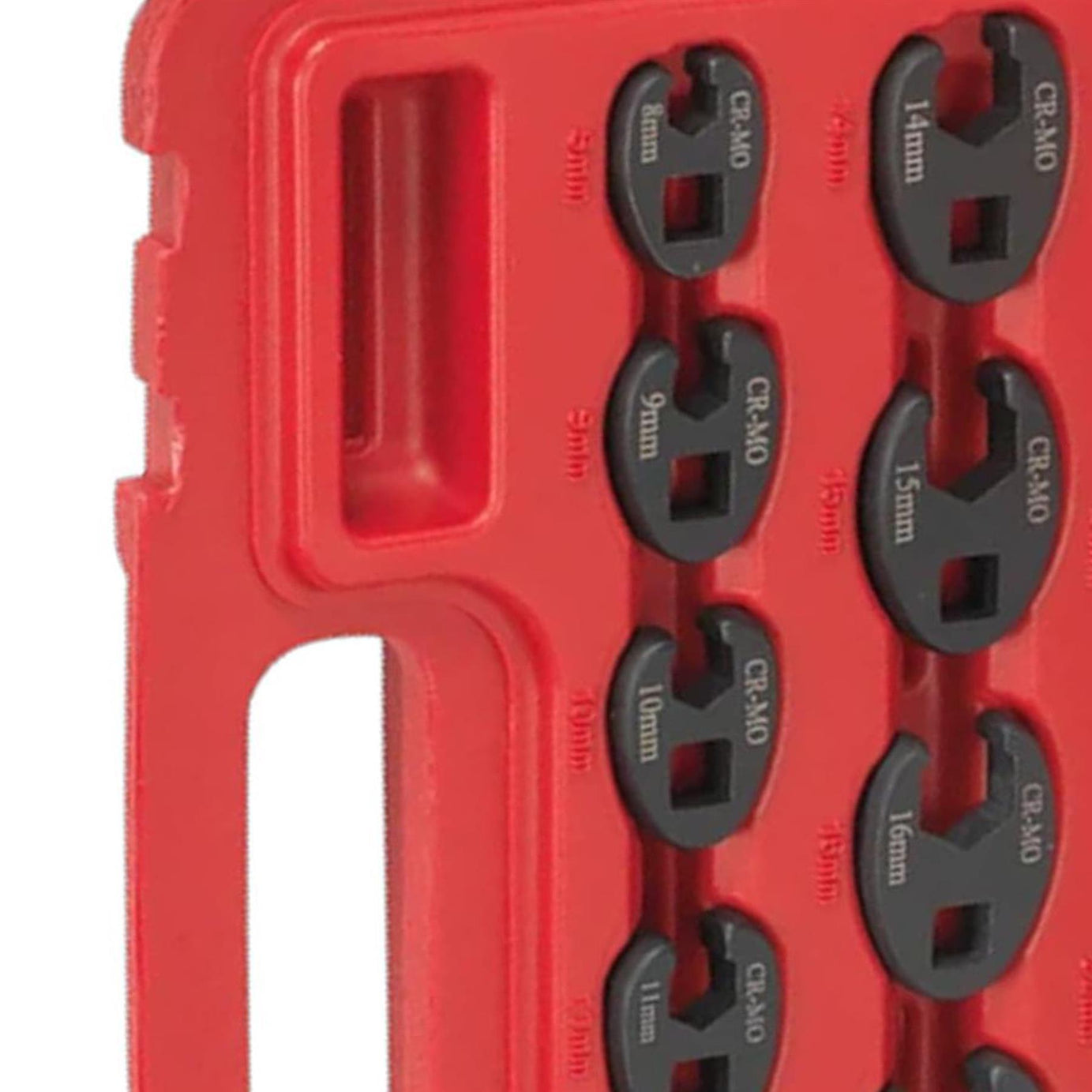 Sealey Crow's Foot Spanner Set 15pc 3/8"Sq Drive Metric