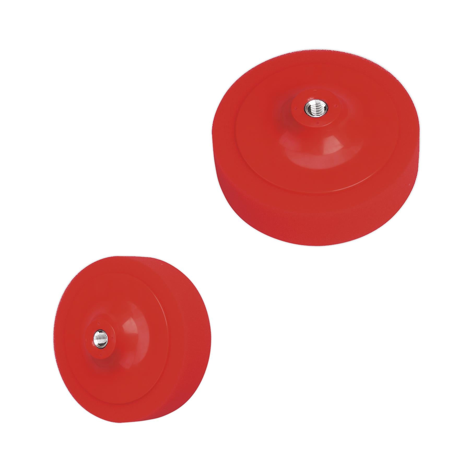 Sealey Buffing & Polishing Foam Head 150x50mm M14x2mm Red/U-Soft