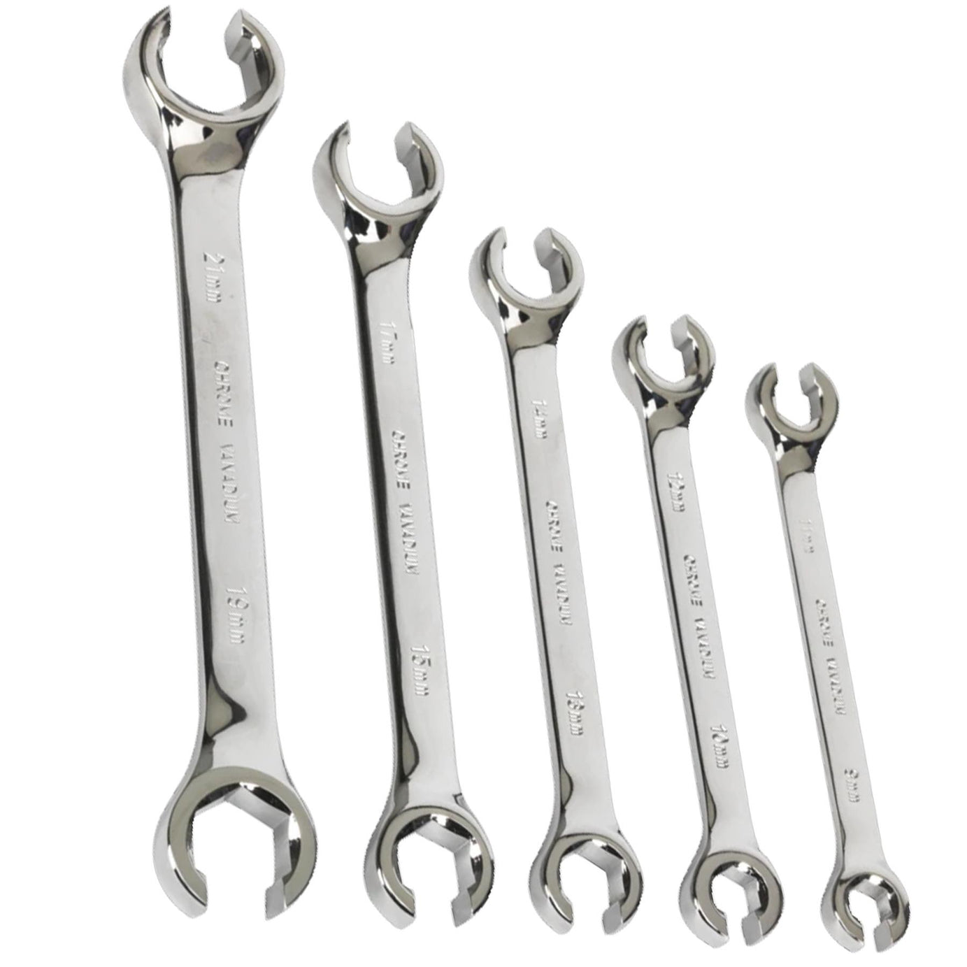 Sealey Flare Nut Spanner Set 5pc Metric