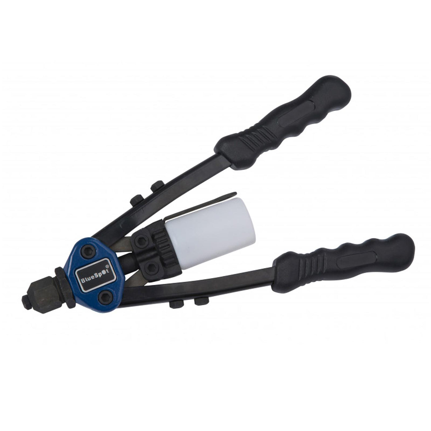 BlueSpot Heavy Duty Riveter 280mm 11" with 4 nozzle set Alloy Steel Jaws