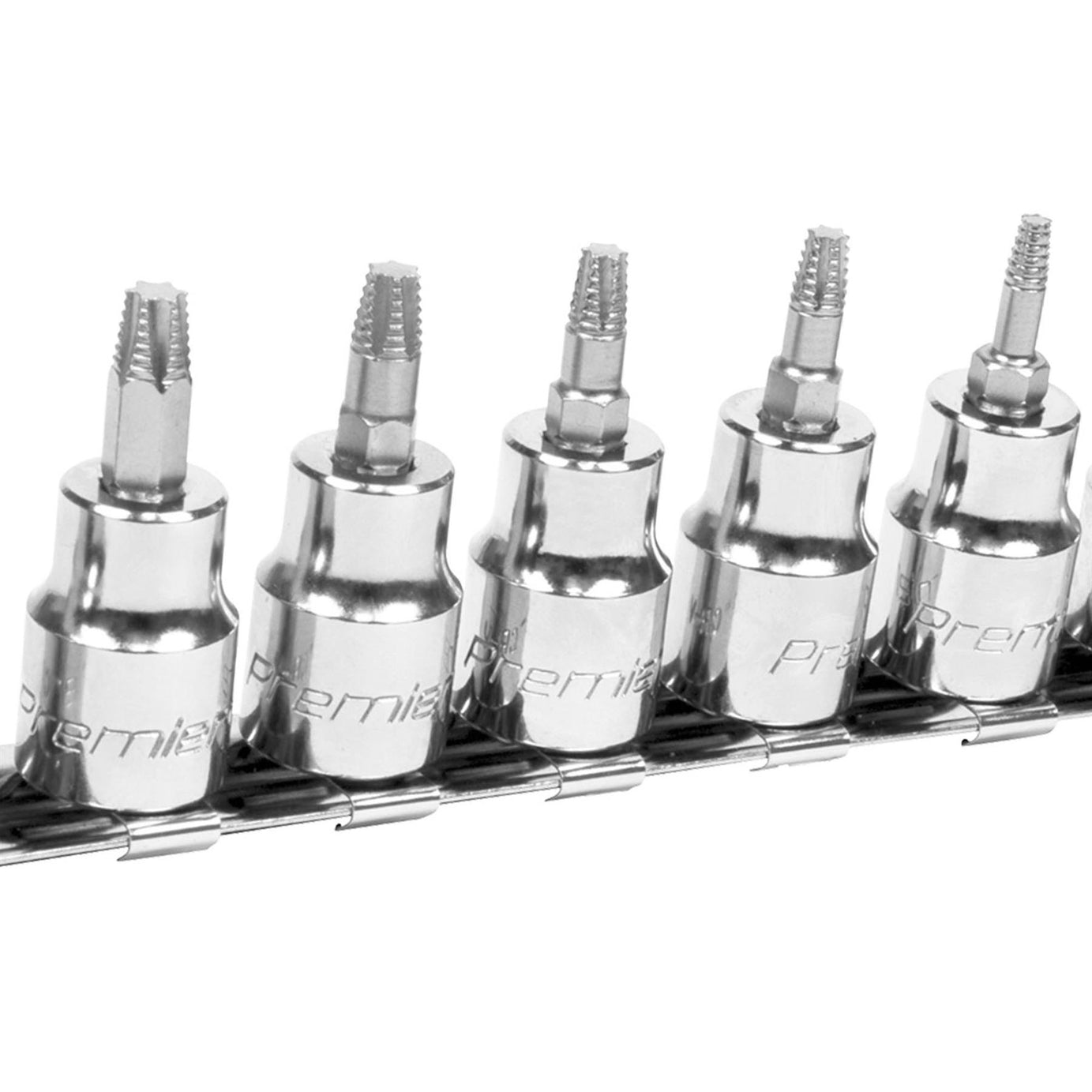 Sealey TRX-Star* Socket Bit Set Lock-On 7pc 3/8"Sq Drive