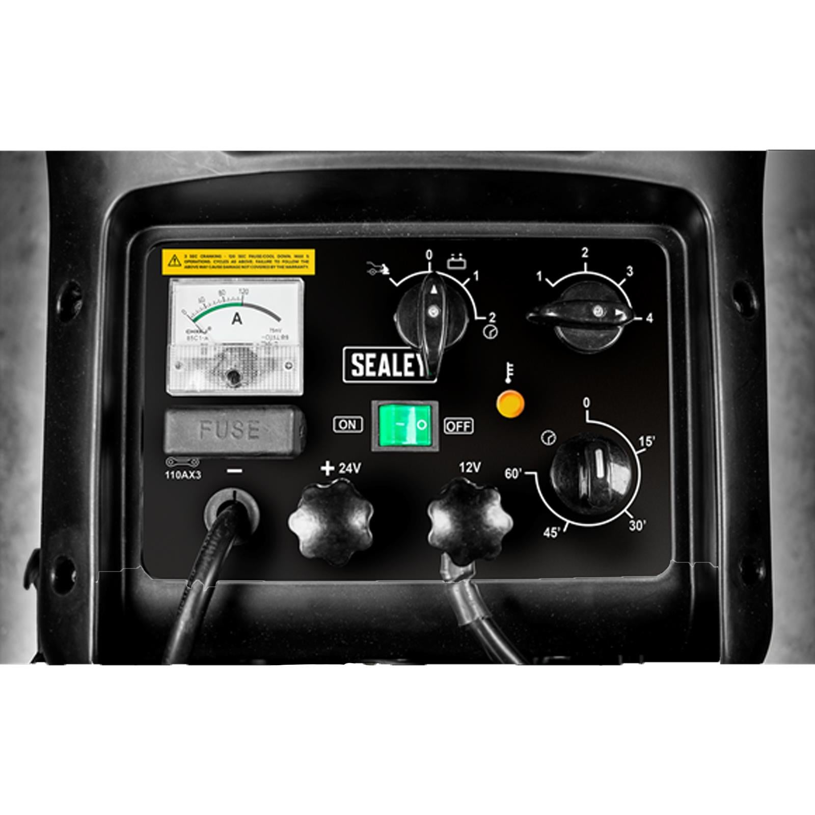 Sealey Starter/Charger 800/110A 12/24V 400V